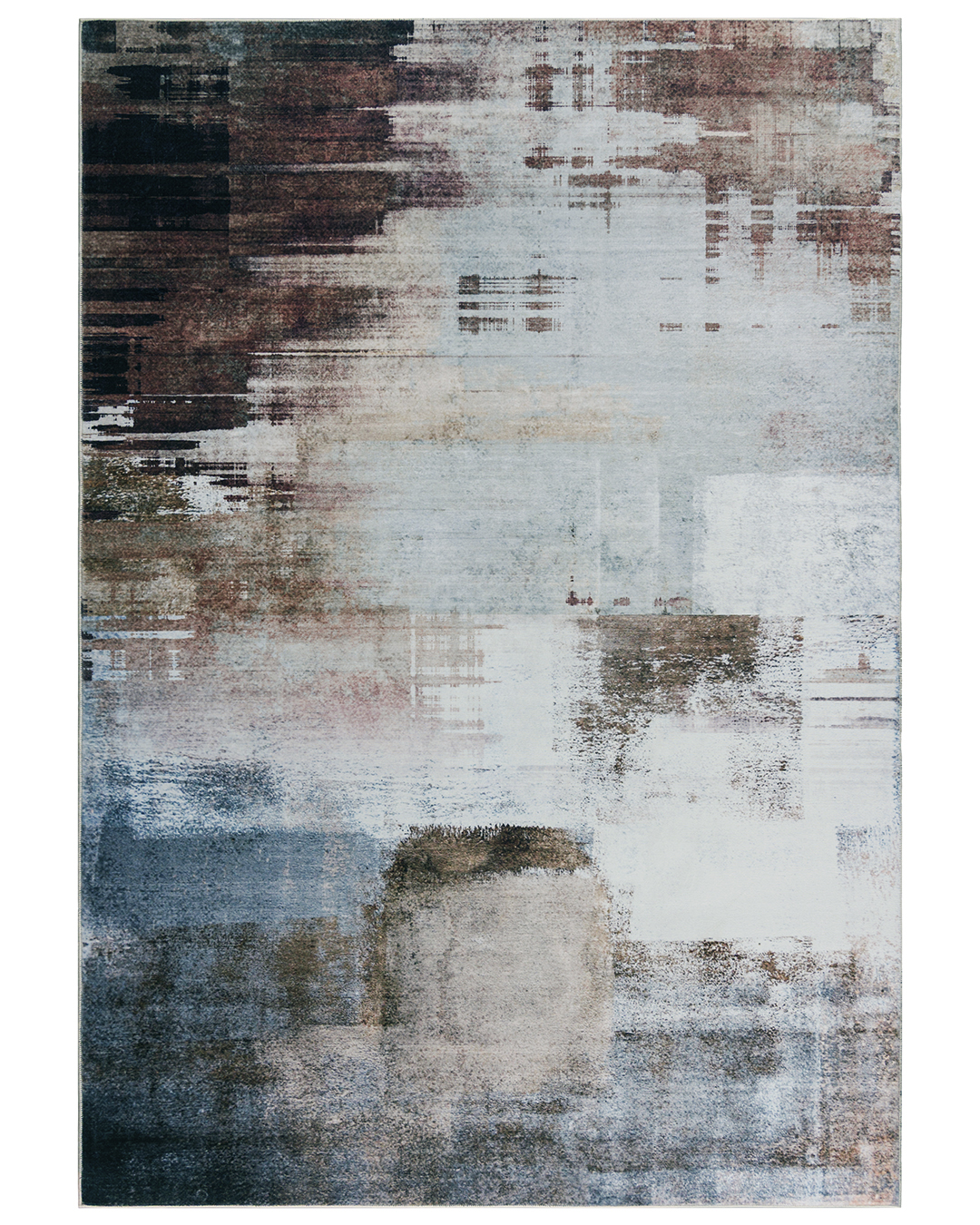 Tapis modernes abstraits – Terni Zolfo – beige, marron, gris