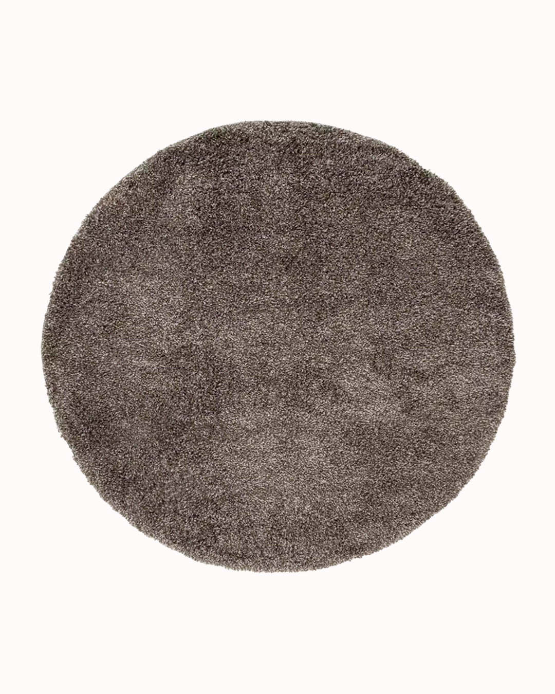 Tapis moderne Shaggy rond - Unito Grafite - gris chine, graphite, uni
