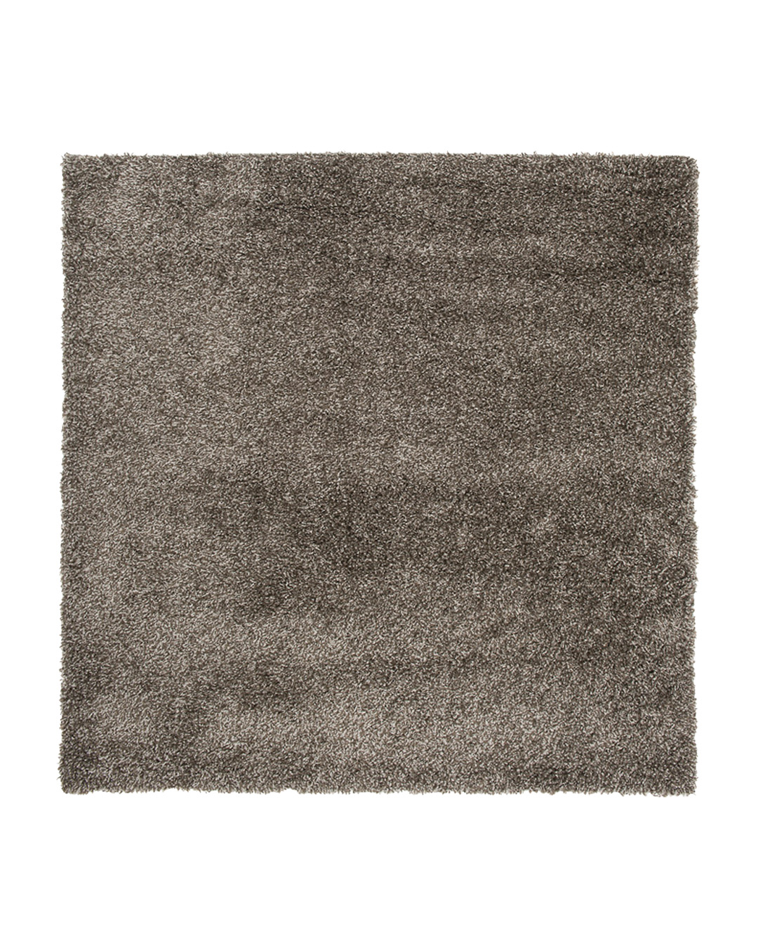 Tapis moderne Shaggy carre - Unito Grafite - gris chine, graphite, uni