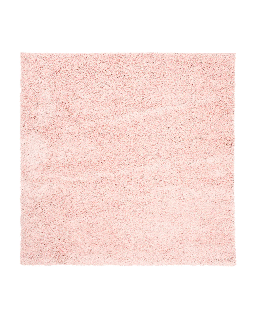 Tapis moderne Shaggy carre - Unito Rosa - rose, couleur unie