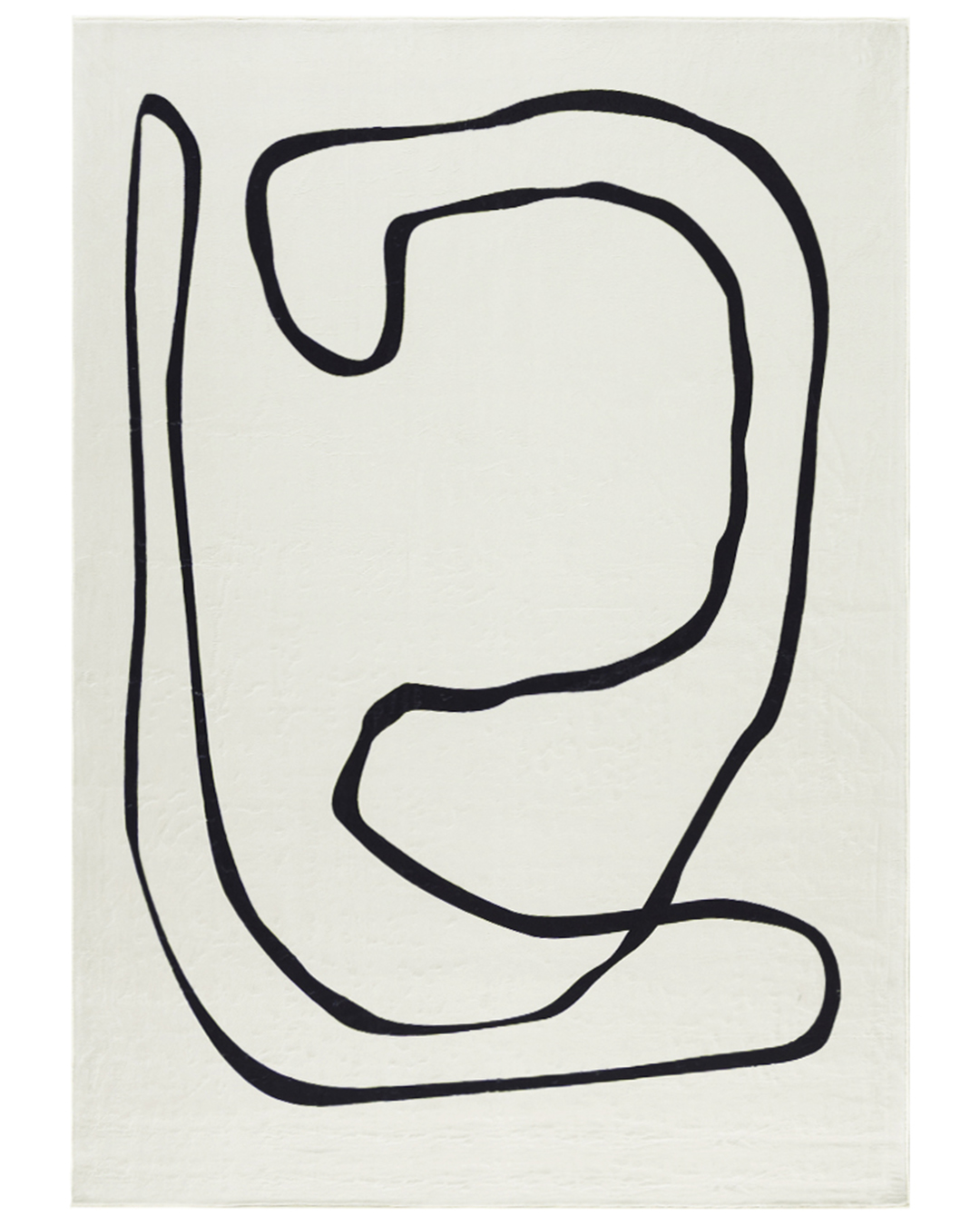 Tapis moderne - Matera Doppio - blanc, crème