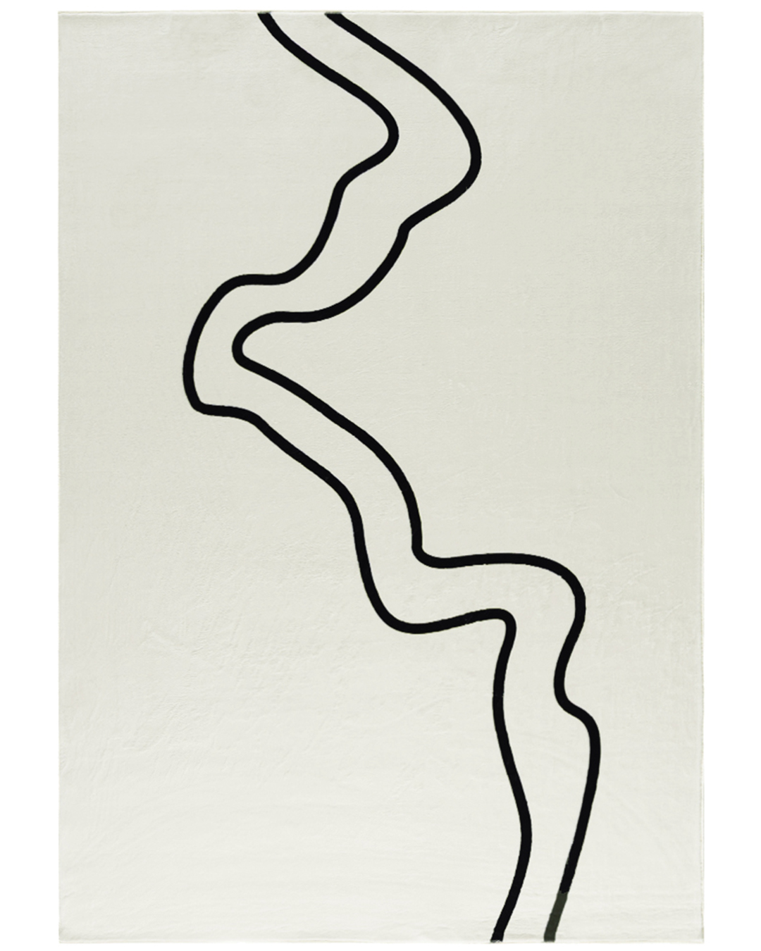 Tapis moderne - Matera Linea - blanc, crème