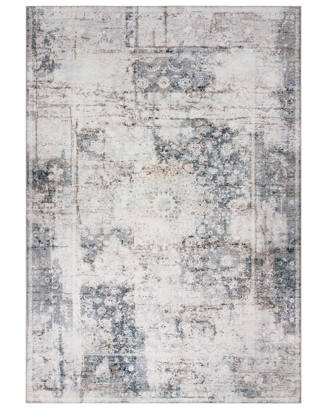 Tapis moderne - Vic Gris - gris et crème, avec motif abstrait