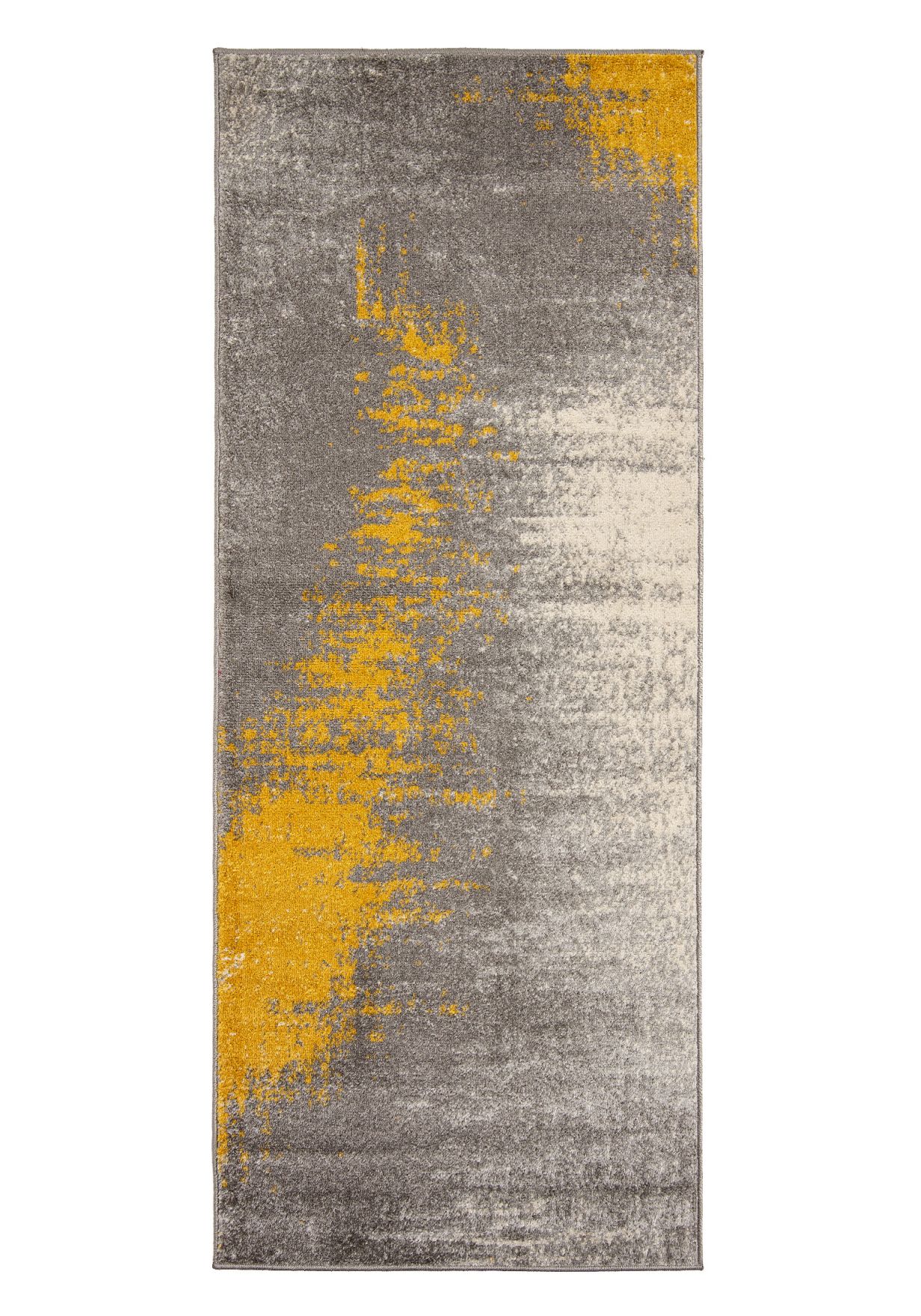 Tapis de couloir et de cuisine Modern SPRING H170A DARK YELLOW - gris, jaune