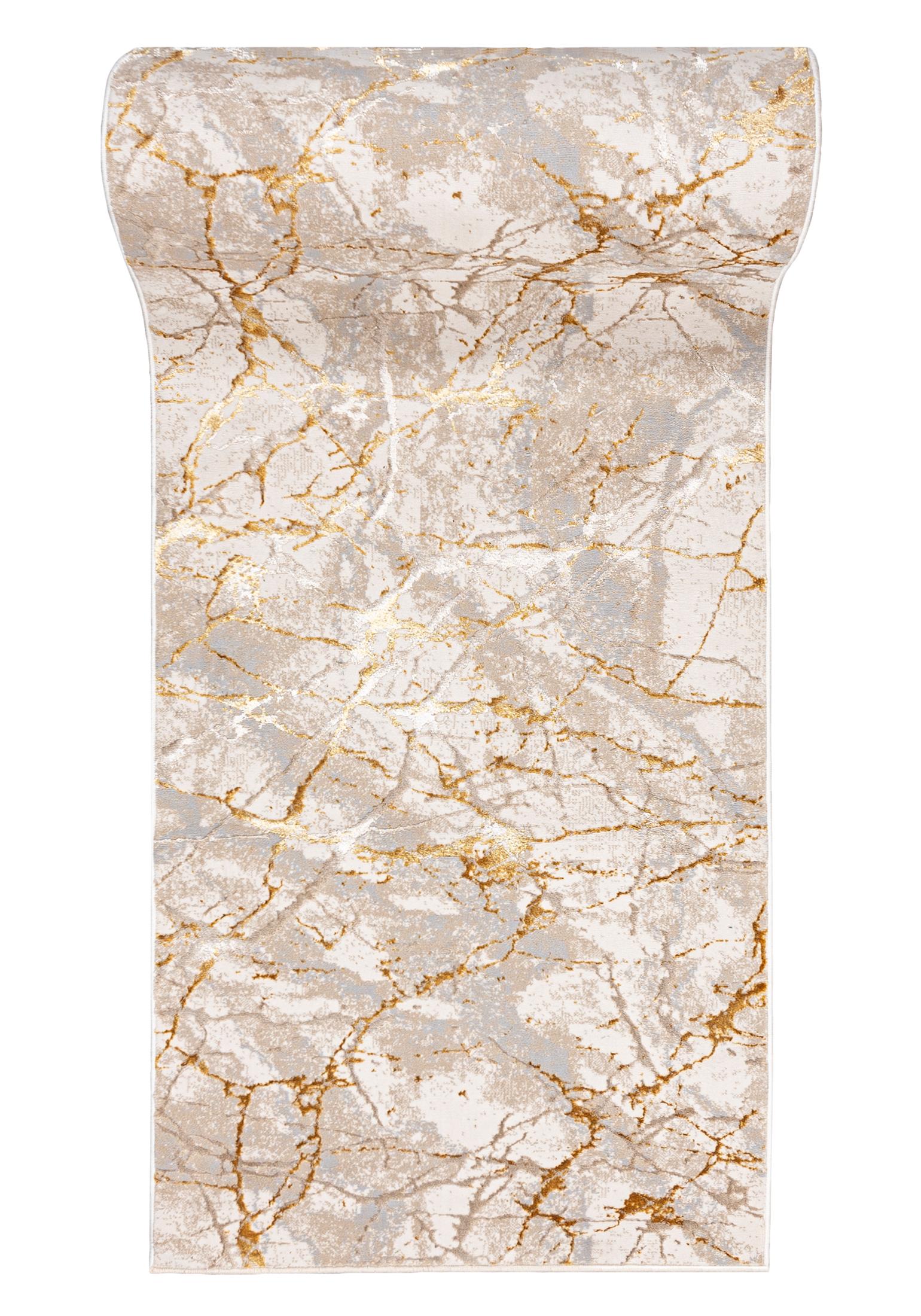 Tapis de passage moderne GOLDEN MZ34B CREAM - glamour, beige, crème