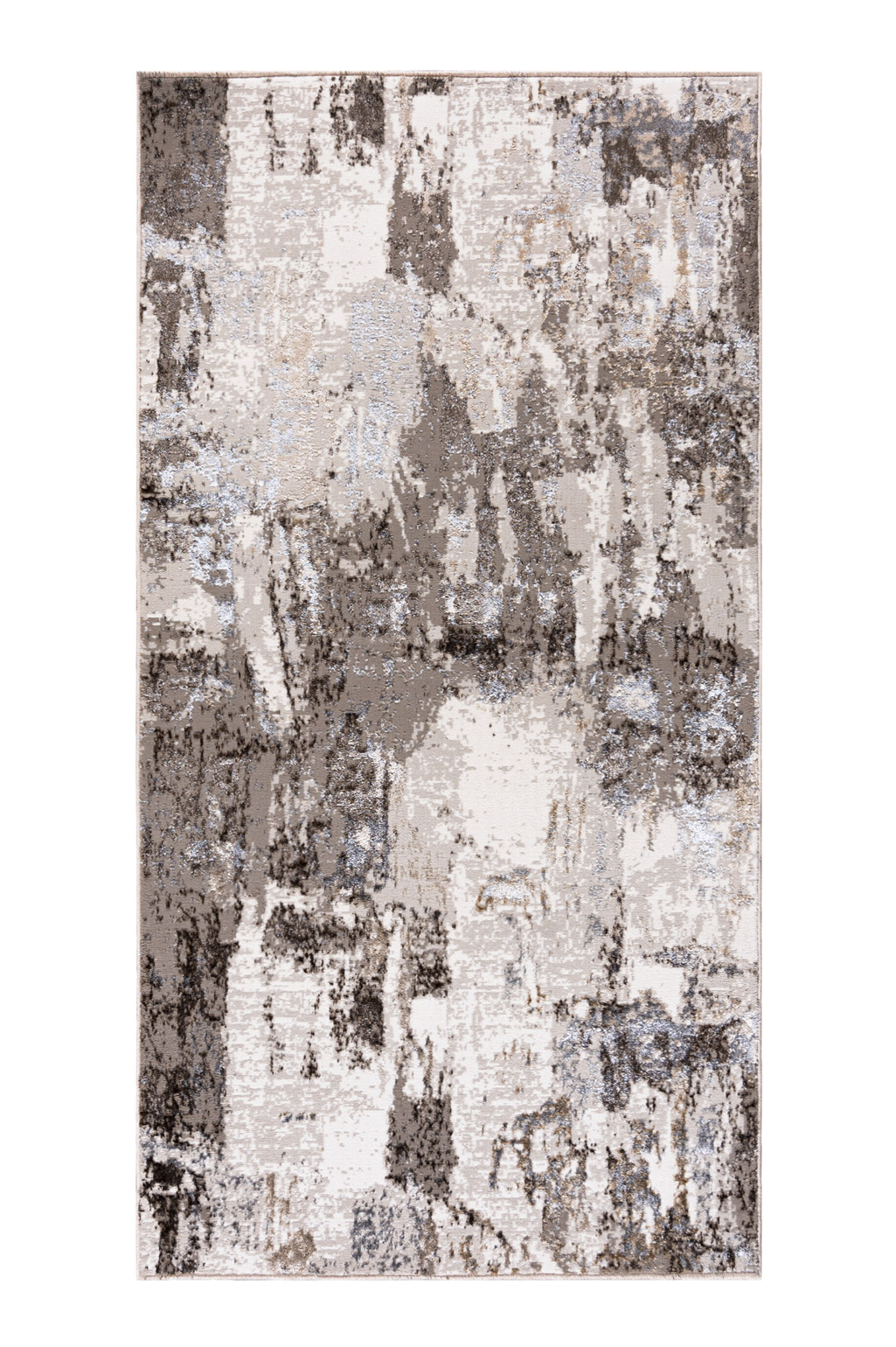 Tapis de couloir au mètre beige abstrait I188B BOSTON