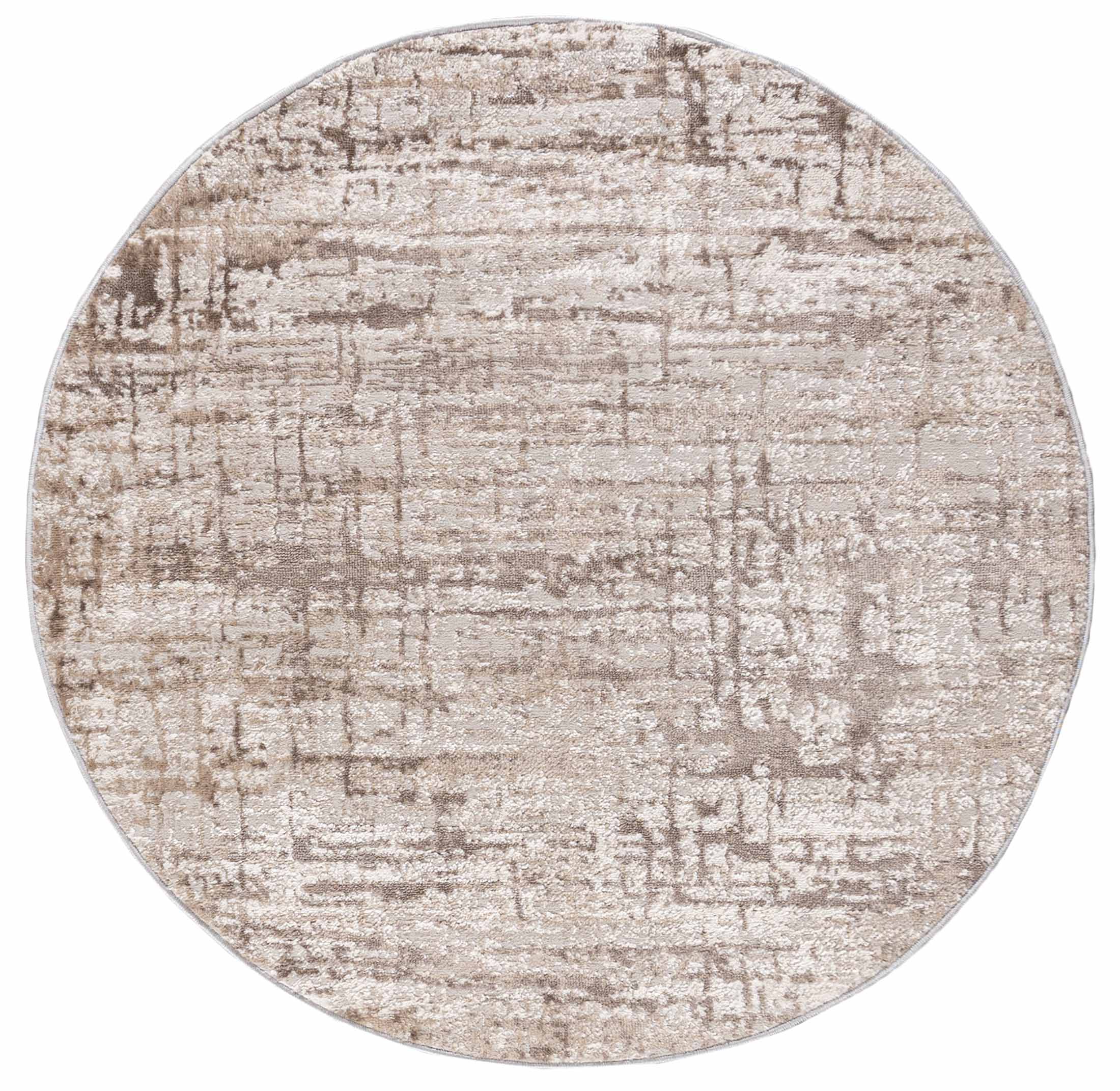 Tapis rond moderne PORTLAND D175E WHITE_VIZON