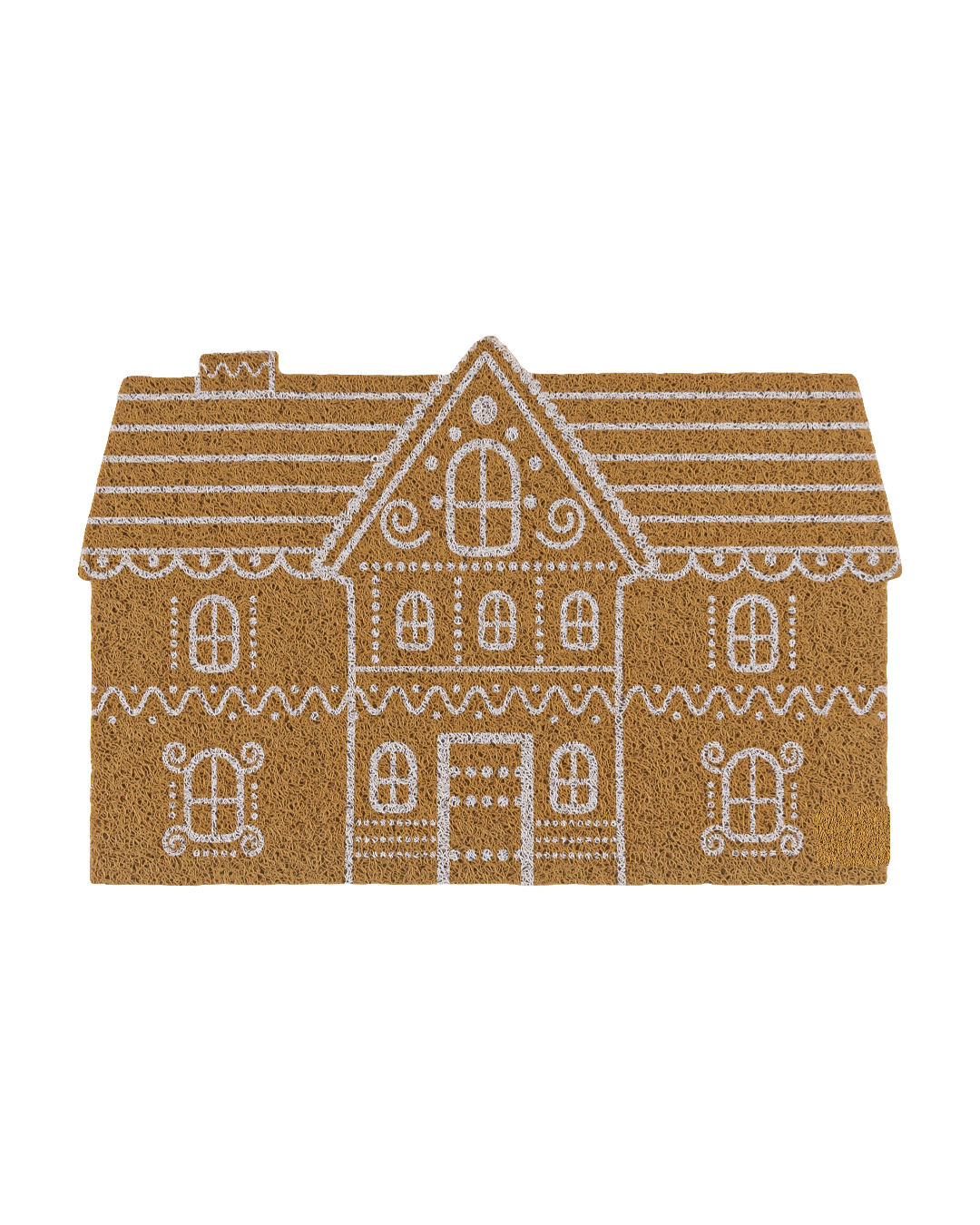 Paillasson moderne - Festivo Baita - marron, biscuit de Noël