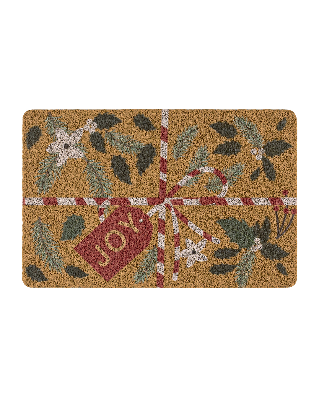 Paillasson moderne - Festivo Fortuna - marron, cadeau de Noël