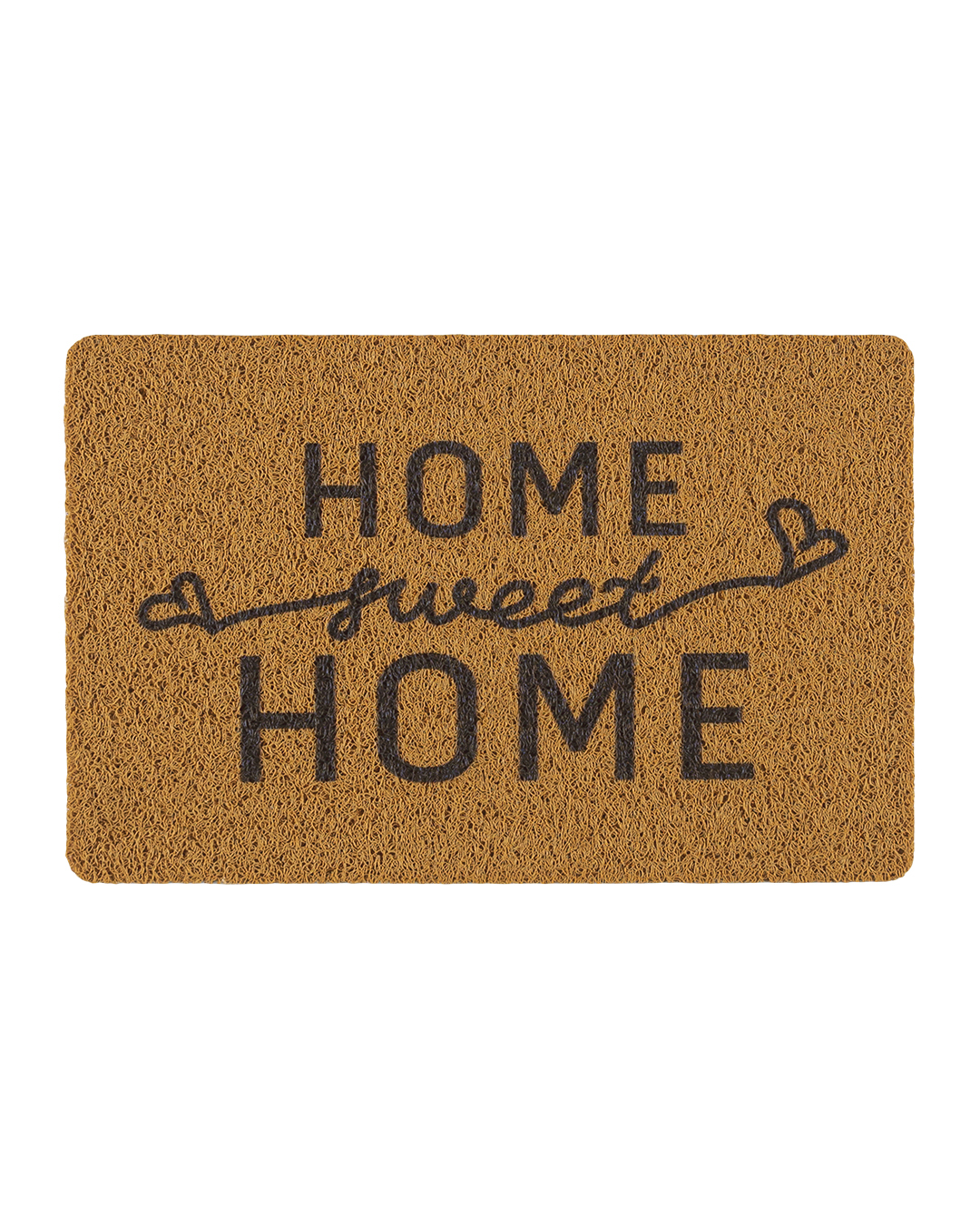 Paillasson moderne - Passo Porta - marron, noir, inscription Home