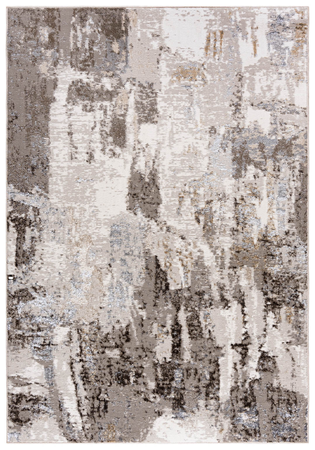 Tapis abstrait moderne beige I188B BOSTON