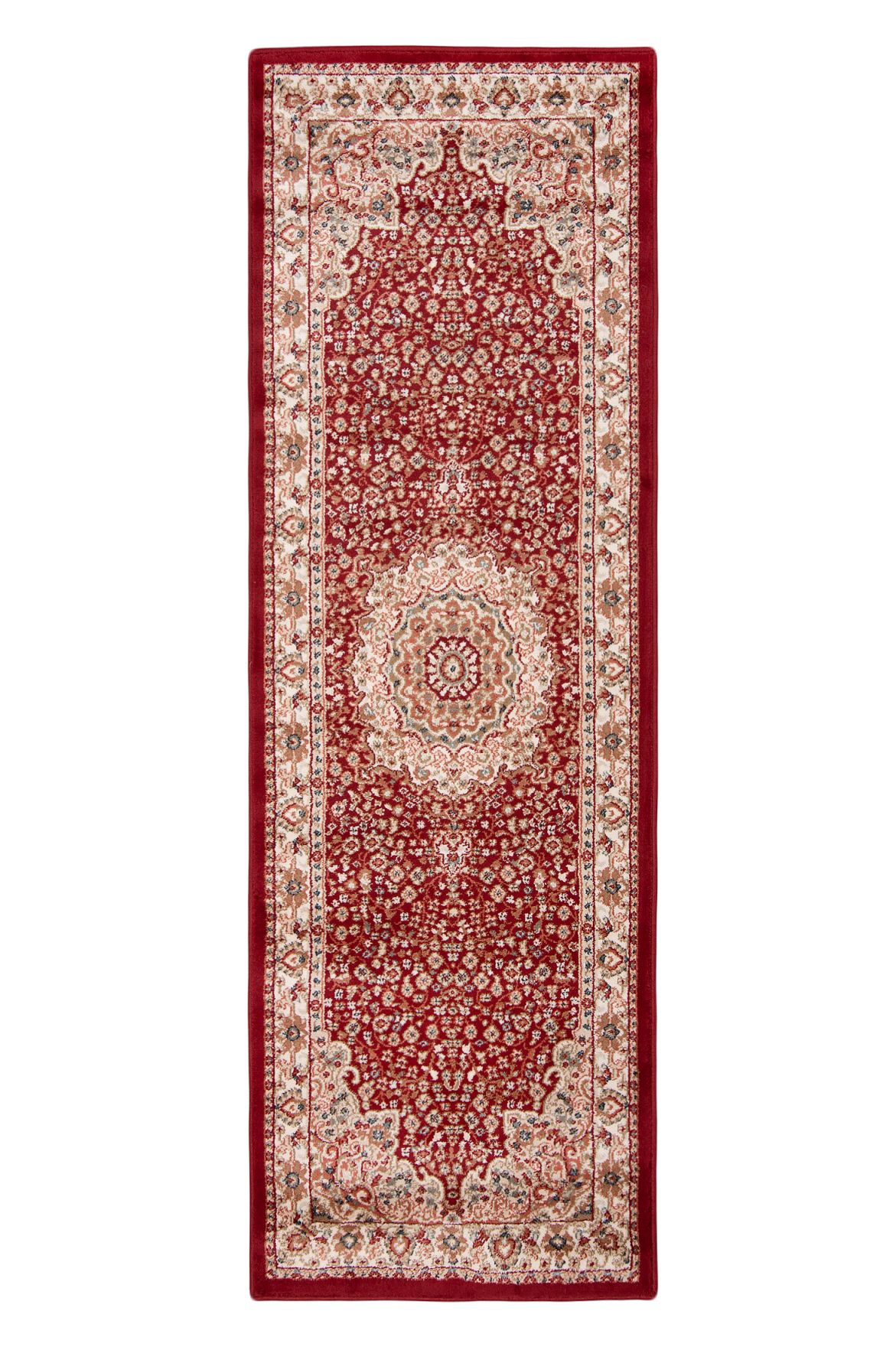 Tapis de couloir Traditionnel NEMRUT 8582S ROUGE rouge - bordeaux