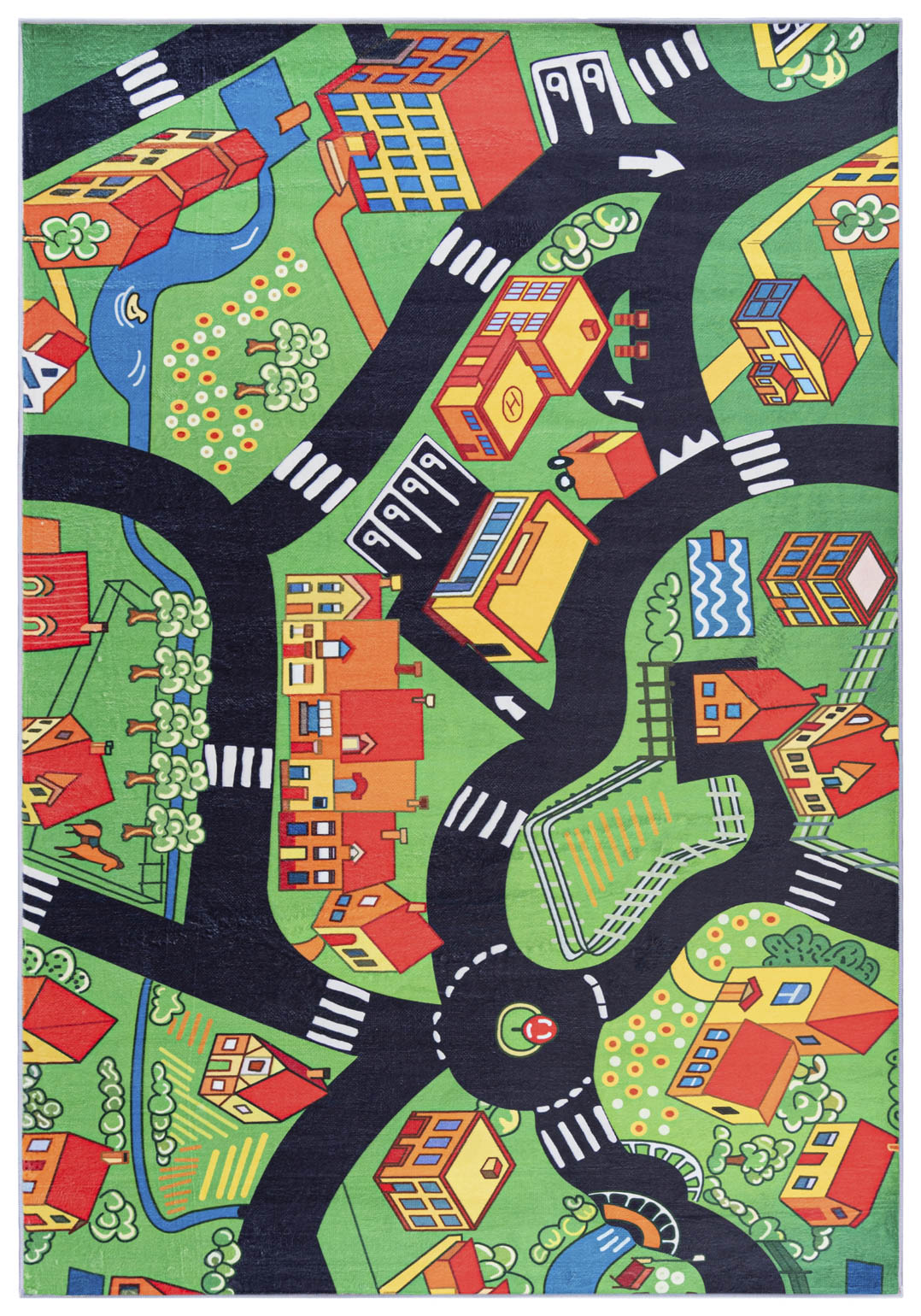 Tapis pour enfants PRINTED B_525 Rues, Route - multicolore