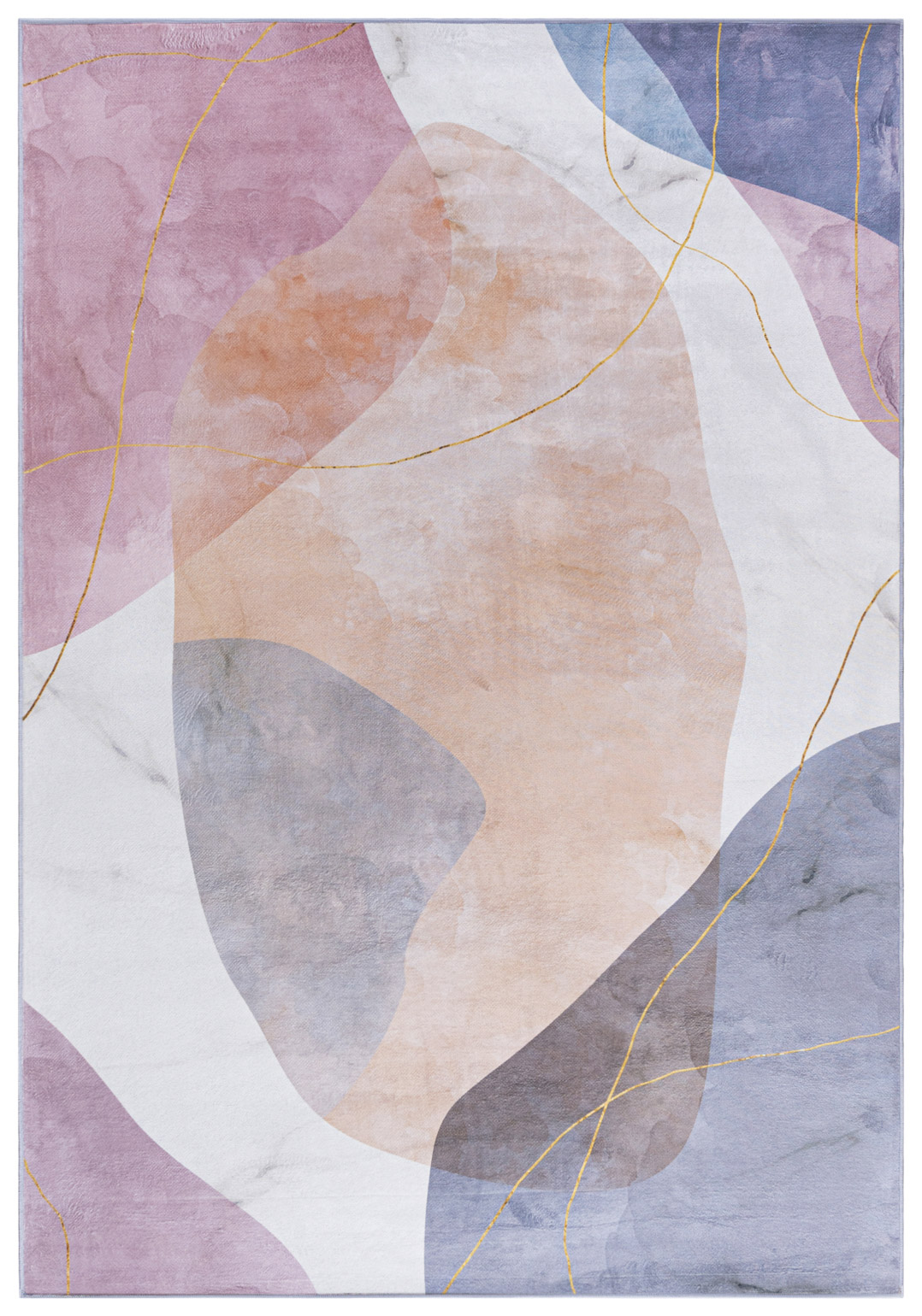 Tapis moderne PRINTED C_004 - moderne, abstrait, beige, crème, rose