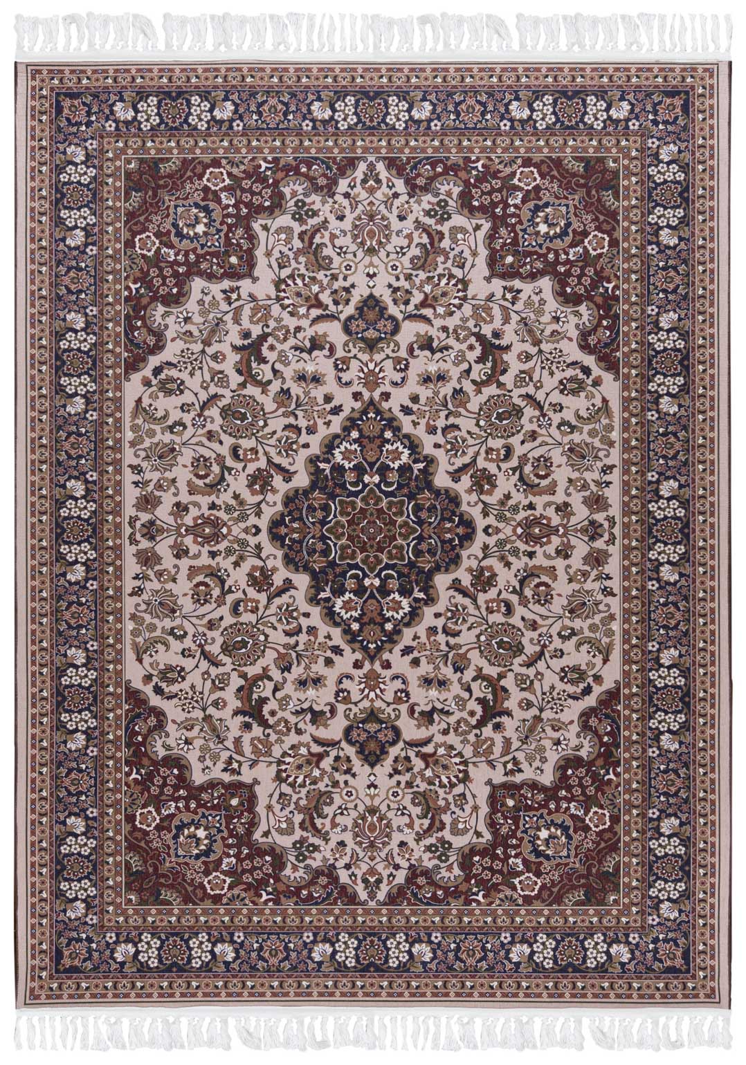 ANKARA Tapis traditionnel JZ_275 IMPRIMÉ - cadre, marron