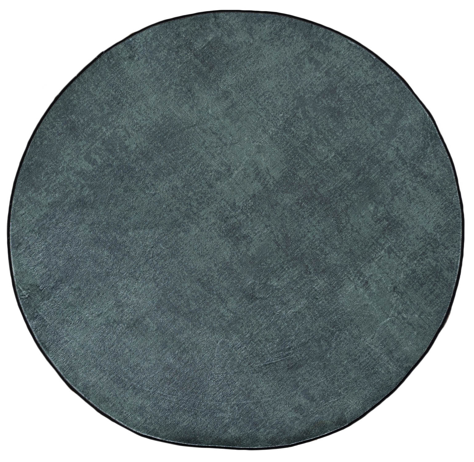 Tapis rond moderne HUDSON SOLID GREEN - abstrait, vert