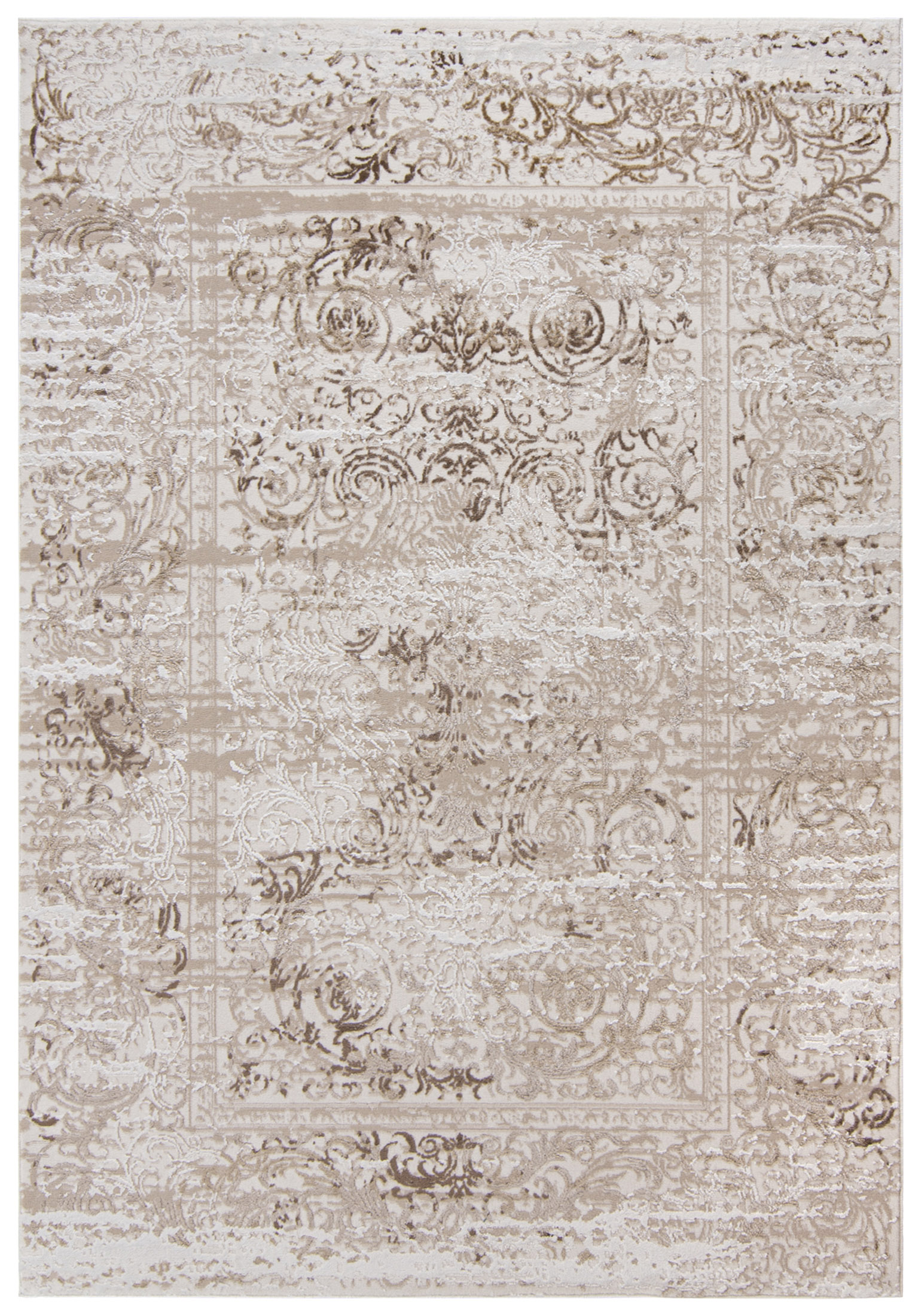 Tapis traditionnel à deux niveaux HERA TY97A - beige, crème