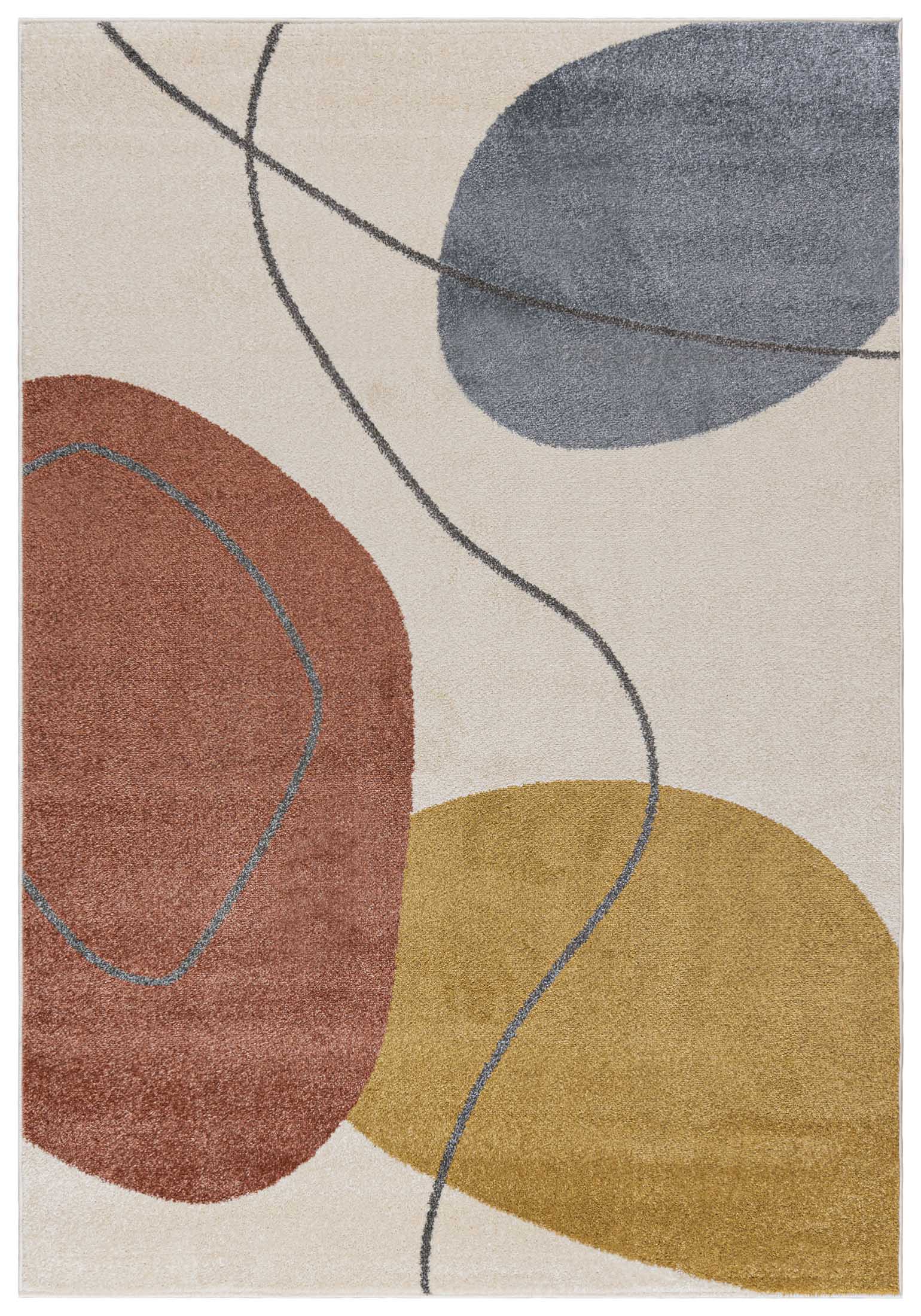 Moderne LUCY NP33A Tapis crème - géométrique, beige, crème