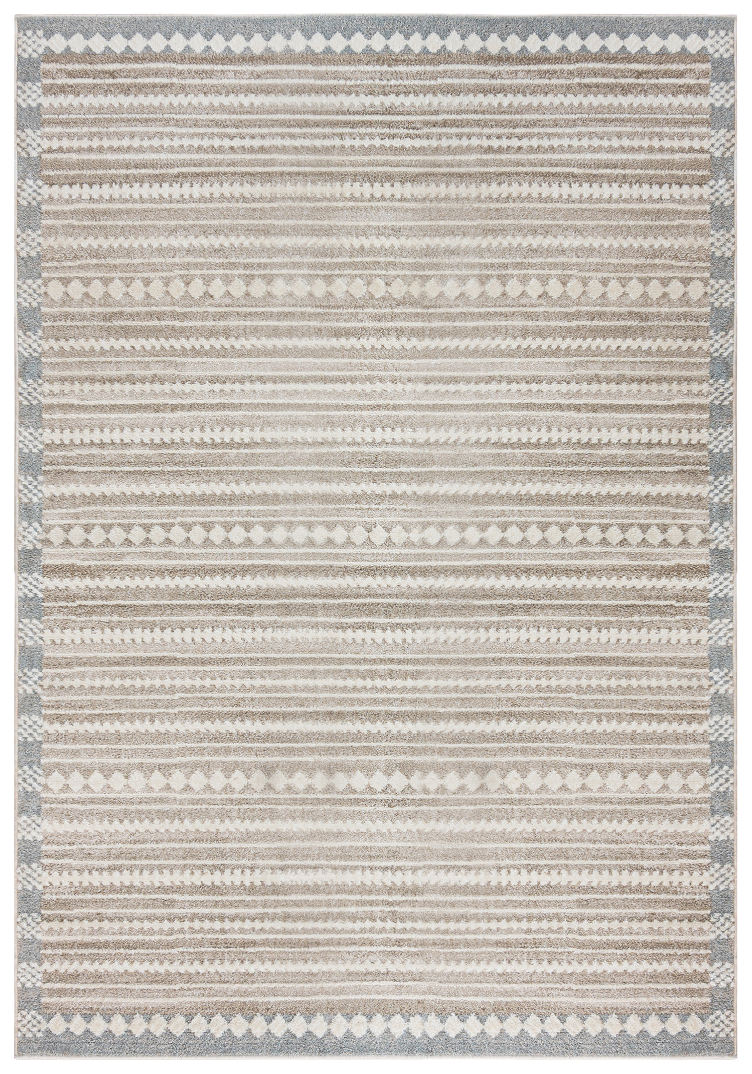 Tapis moderne - Lodi Lipari - beige, gris