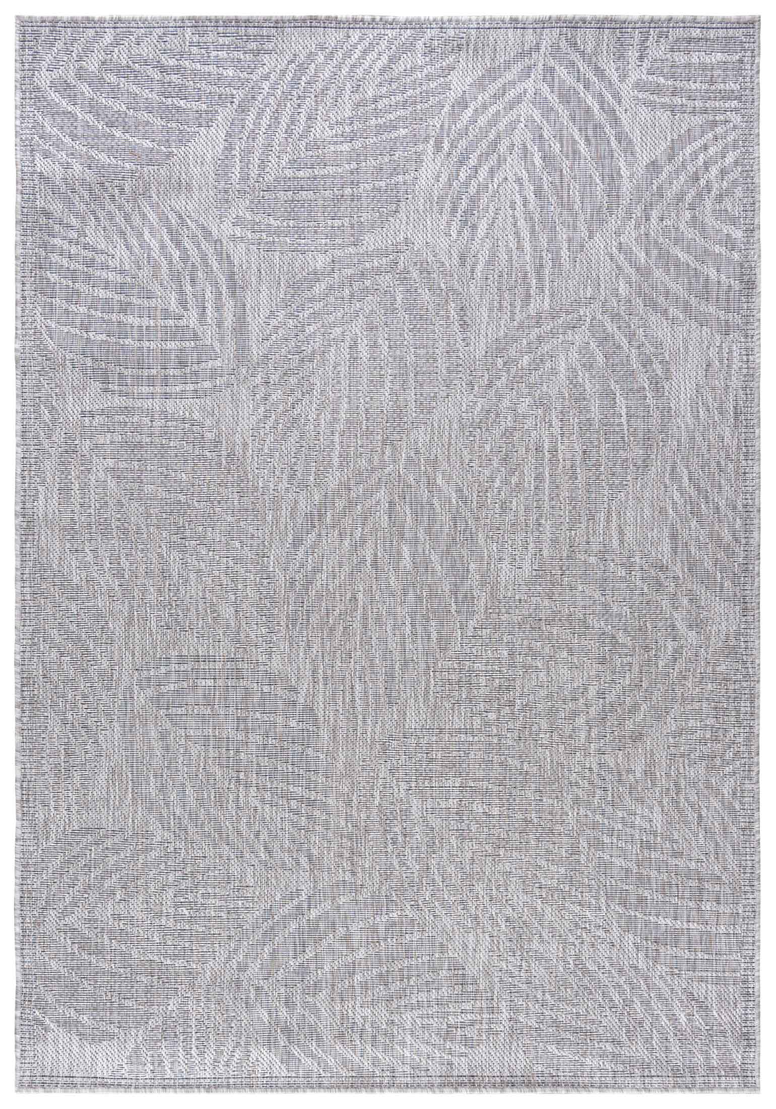 Tapis à cordon extérieur / intérieur plat MELISSA KM28B - moderne, géométrique, graphite, gris