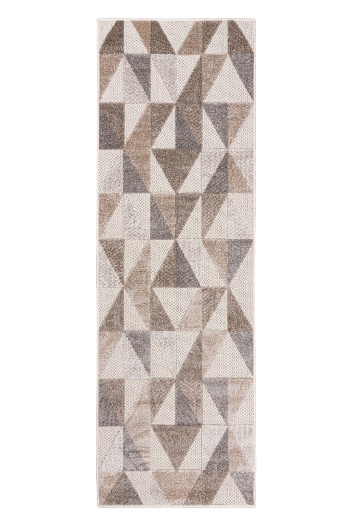 Tapis de balcon et de terrasse pour l'extérieur et l'intérieur AVENTURA EC96E CREAM - beige, imperméable