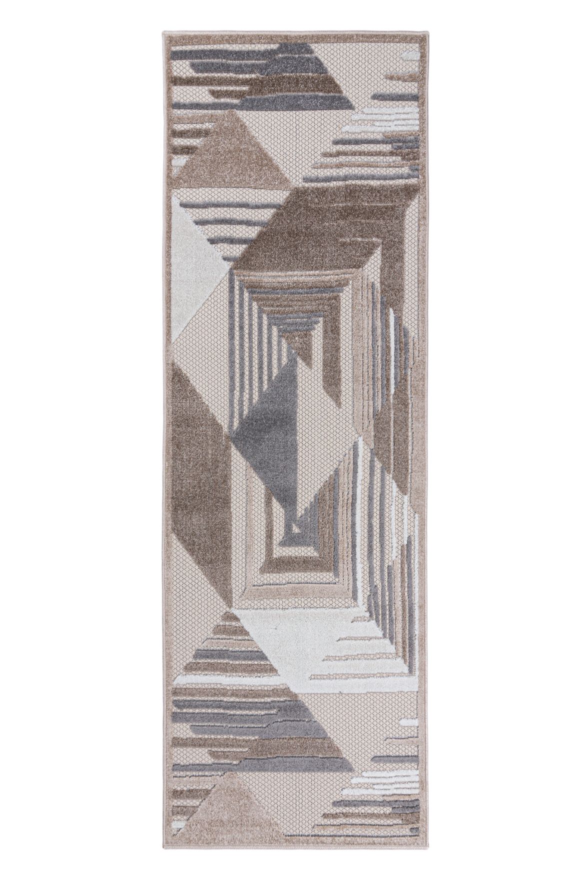 Tapis de balcon et de terrasse extérieur / intérieur AVENTURA ED12C CREAM - beige, imperméable