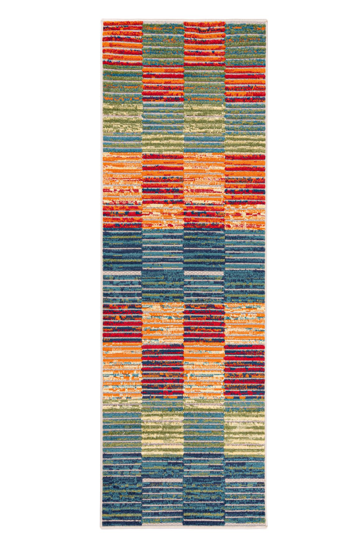Tapis de balcon et de terrasse extérieur / intérieur à deux niveaux AVENTURA ED24A CREAM - coloré, imperméable