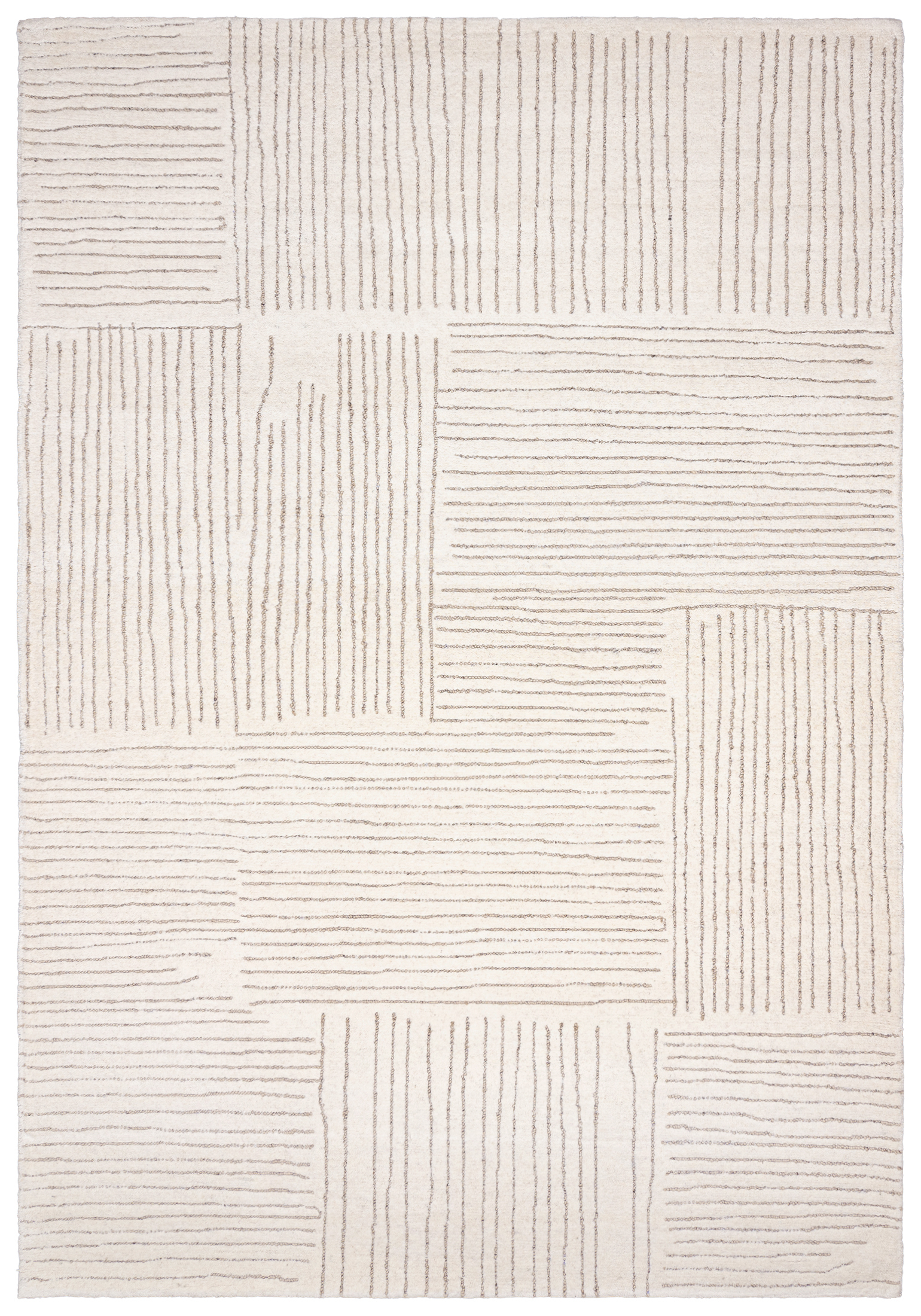 ESTONIA Tapis de laine EST-33 Crème