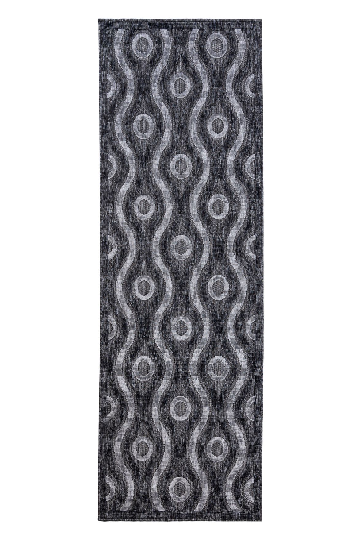Tapis de balcon et de terrasse pour l'extérieur / l'intérieur CANSAS FG81A DARKGRAY - gris