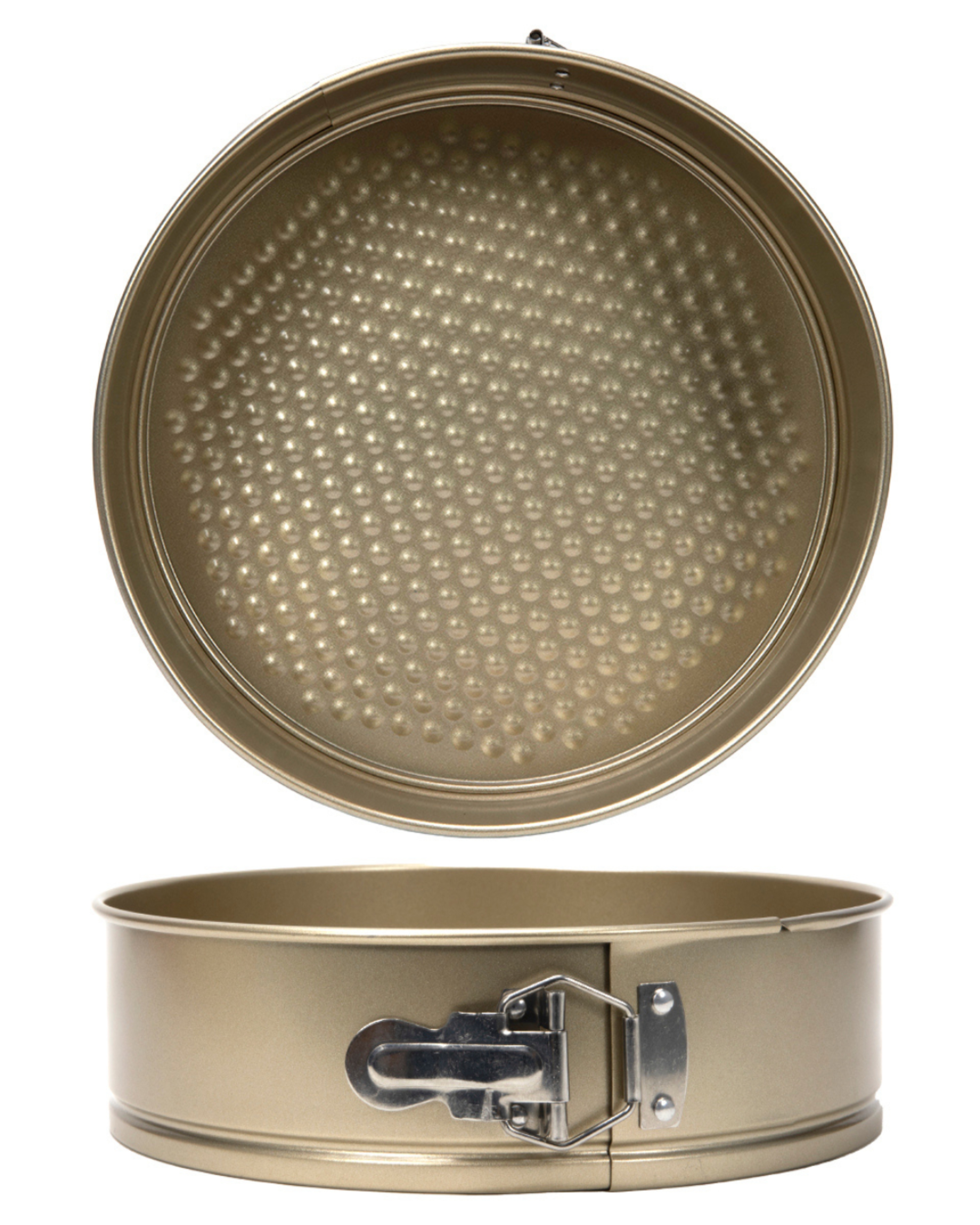 Moule rond à gâteau 28 cm avec revêtement antiadhésif – Forno Roti – moderne, doré