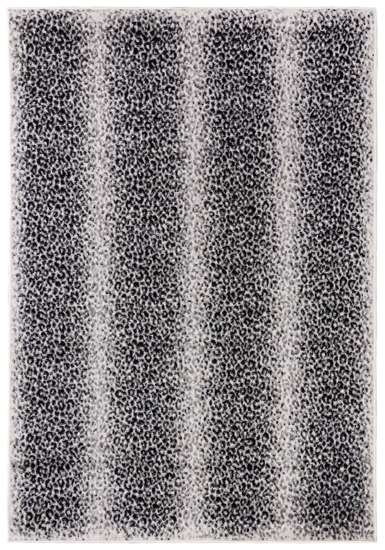 Tapis géométrique moderne Grace 4069A CREAM DGRAY - gris
