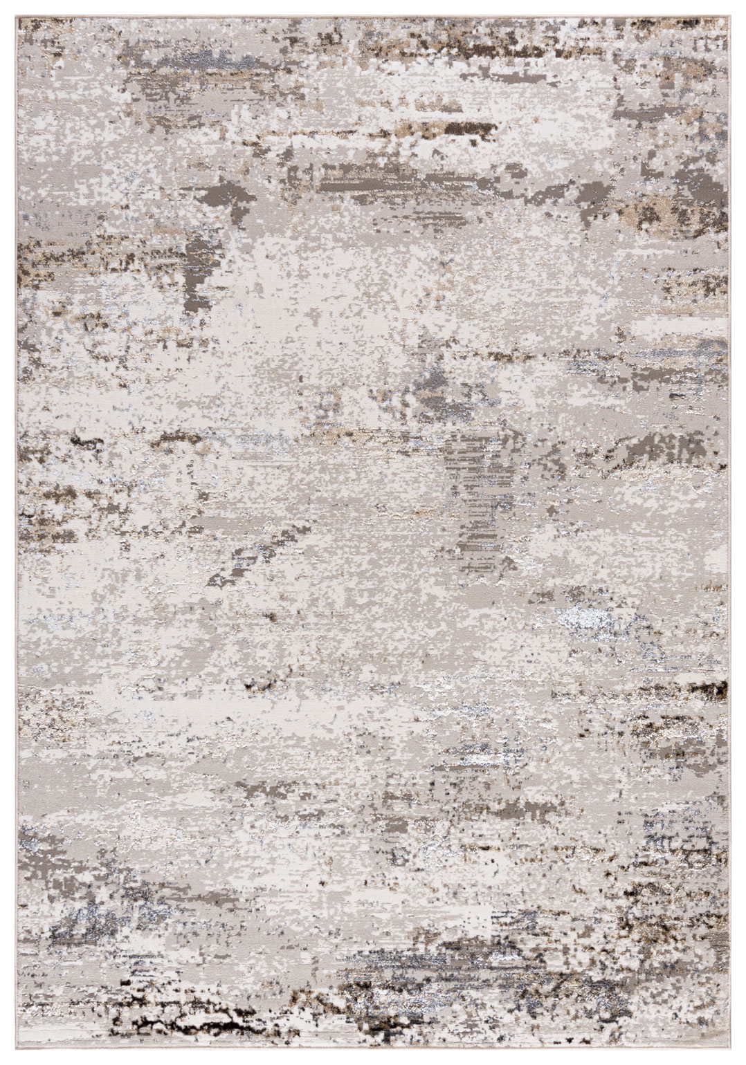 Tapis abstrait moderne beige I147B BOSTON