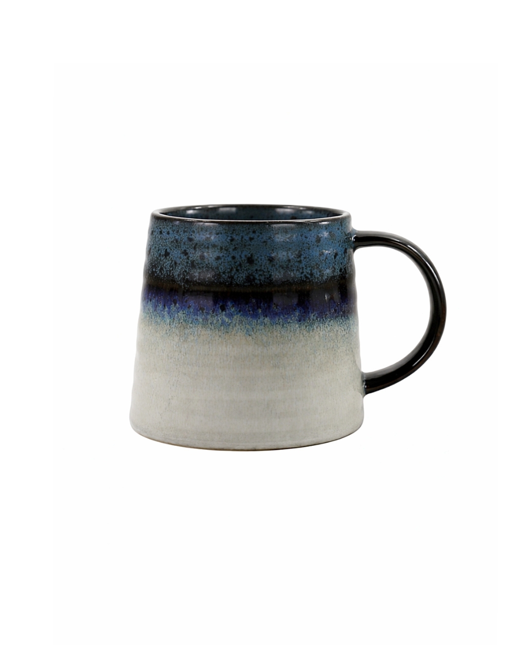 Mug en céramique 400 ml - Aroma Mirti - bleu marine et gris, moderne