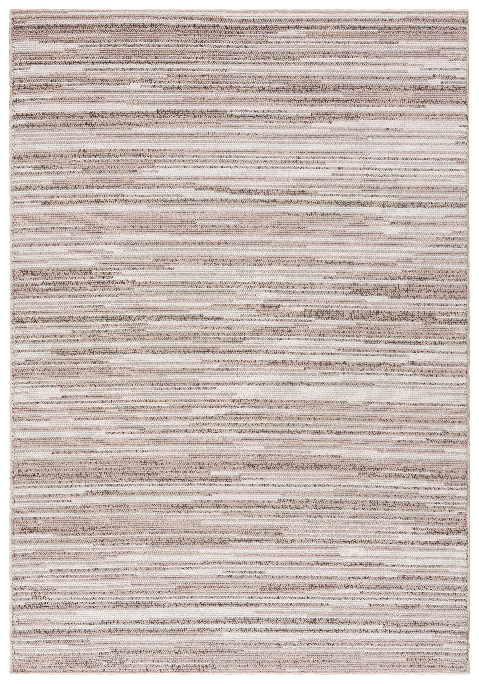 Tapis moderne - Lora PE08A - beige, crème, écru