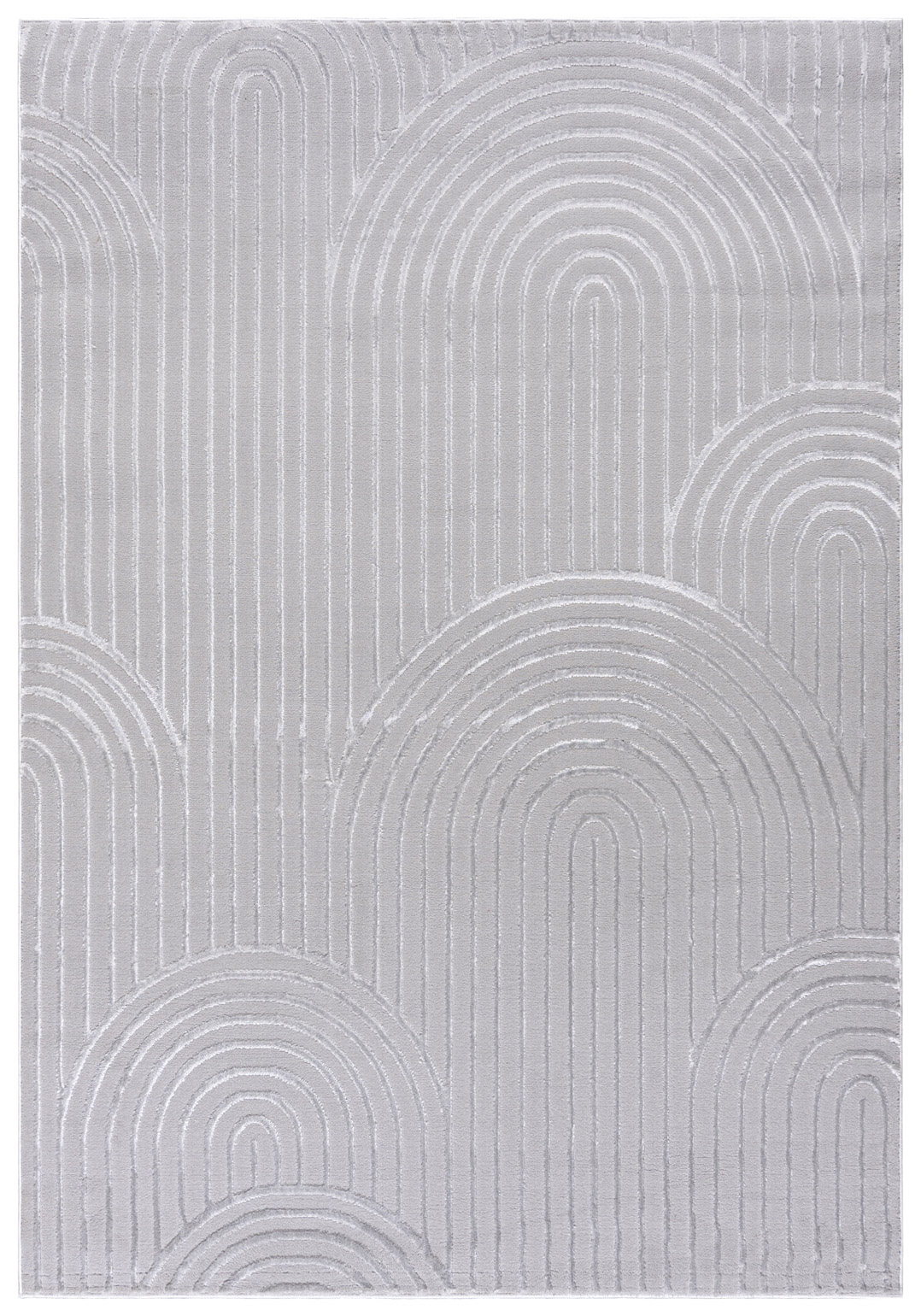 Tapis moderne à arches géométriques gris NG81A ELLEN