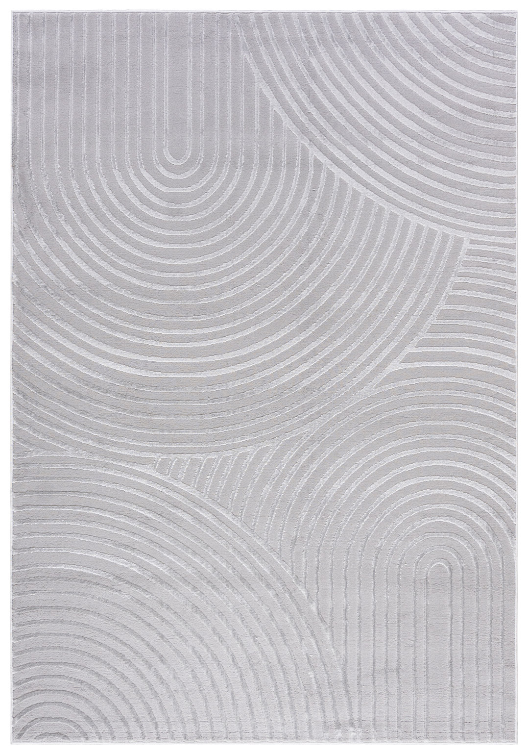 Tapis moderne à arches géométriques gris NG89A ELLEN