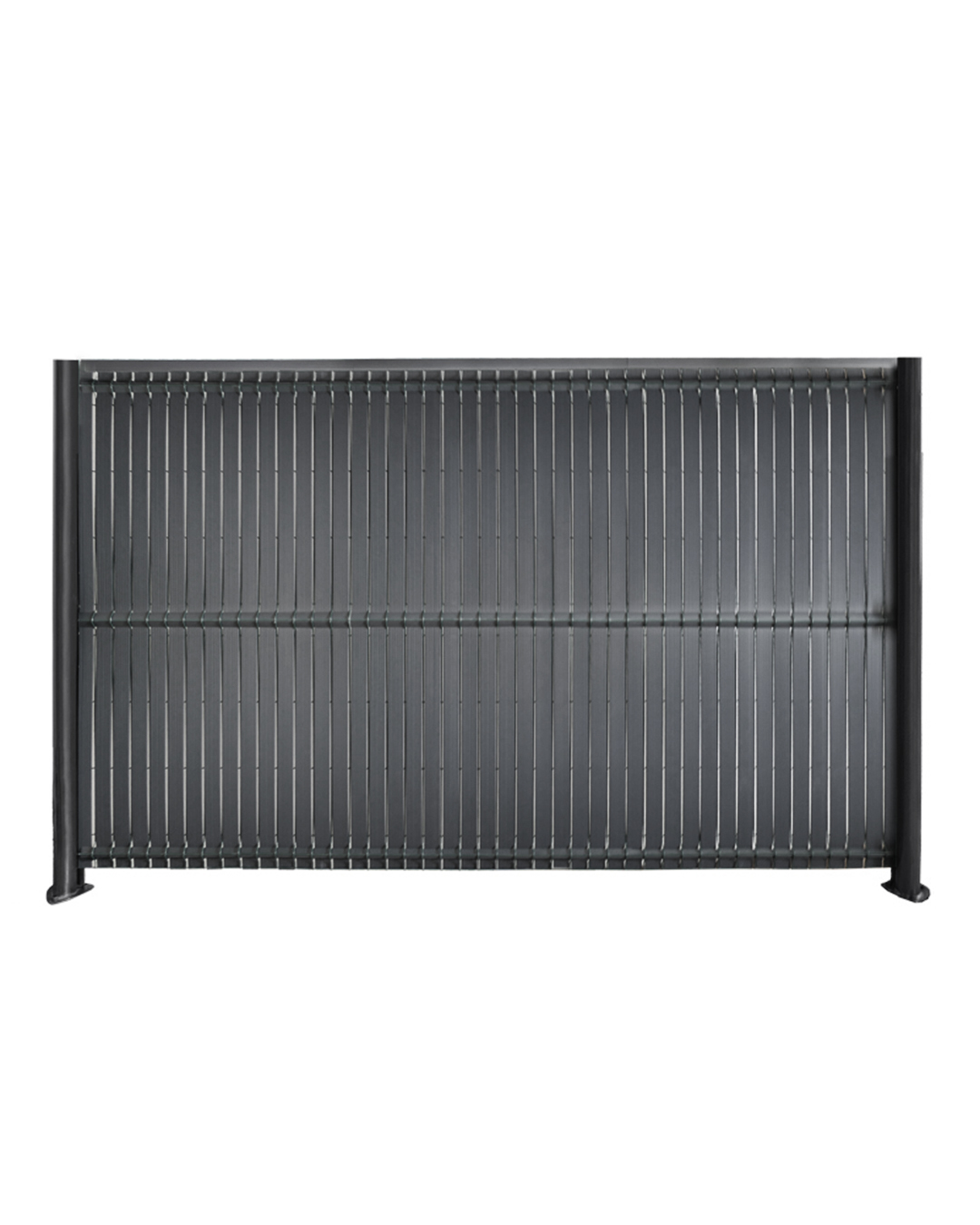 Brise vue occultant 153 x 250 cm, Brise-vue terrasse / lattes pour clôture de jardin, tapis pour panneaux PVC - Riposo Antracite - anthracite, moderne
