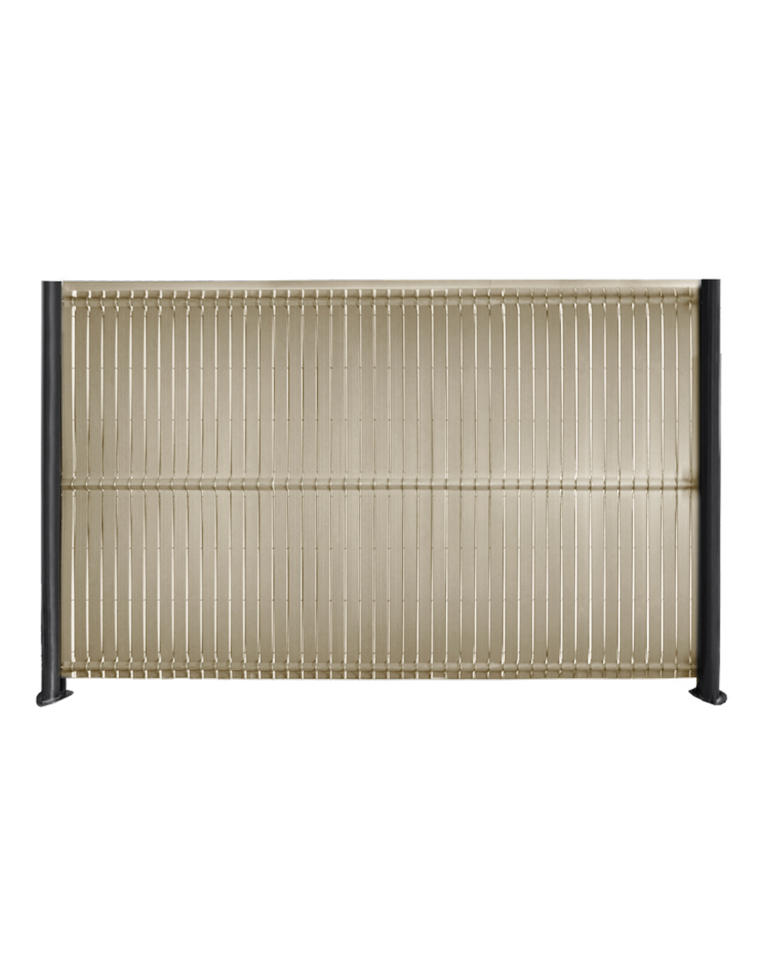 Brise vue occultant 153 x 250 cm, Brise-vue terrasse / lattes pour clôture de jardin, tapis pour panneaux PVC - Riposo Marrone - marron, moderne