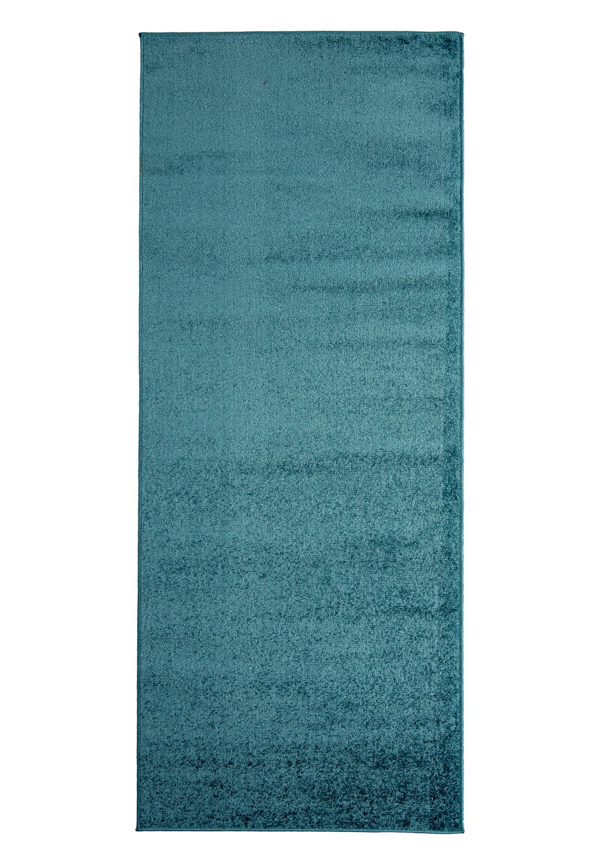 Tapis de couloir et de cuisine - uni lisse SPRING P113A DARK TURQUOIS - turquoise