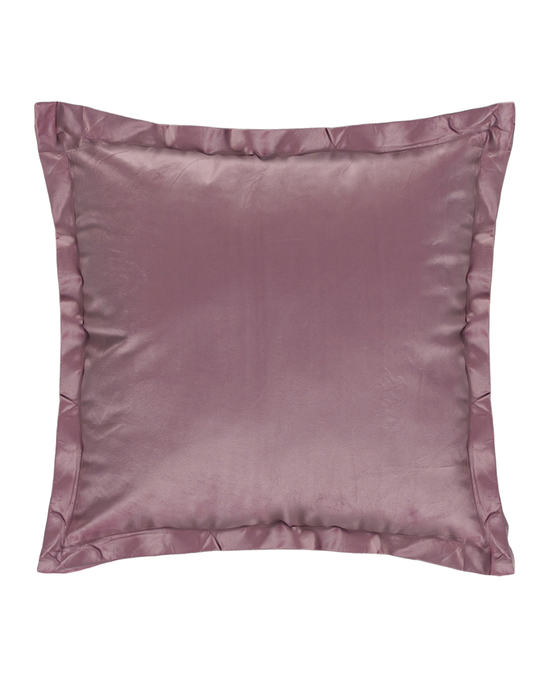 Coussin décoratif avec rembourrage, 45 x 45 cm - Puro Rosa - bordure décorative, rose