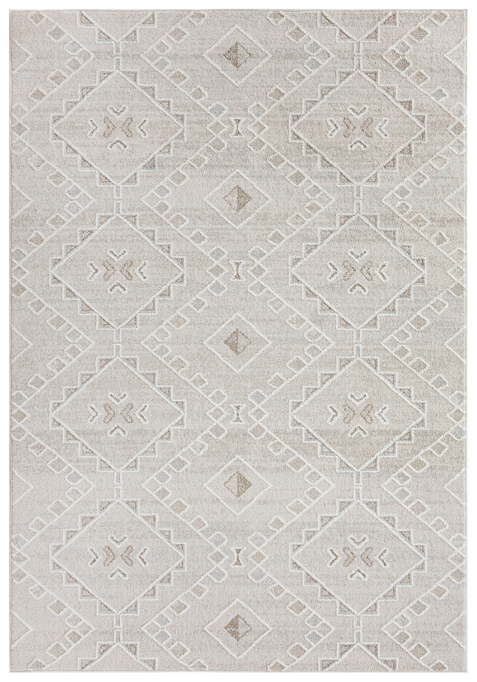 Tapis moderne oriental - Taranto Soffio - crème, beige