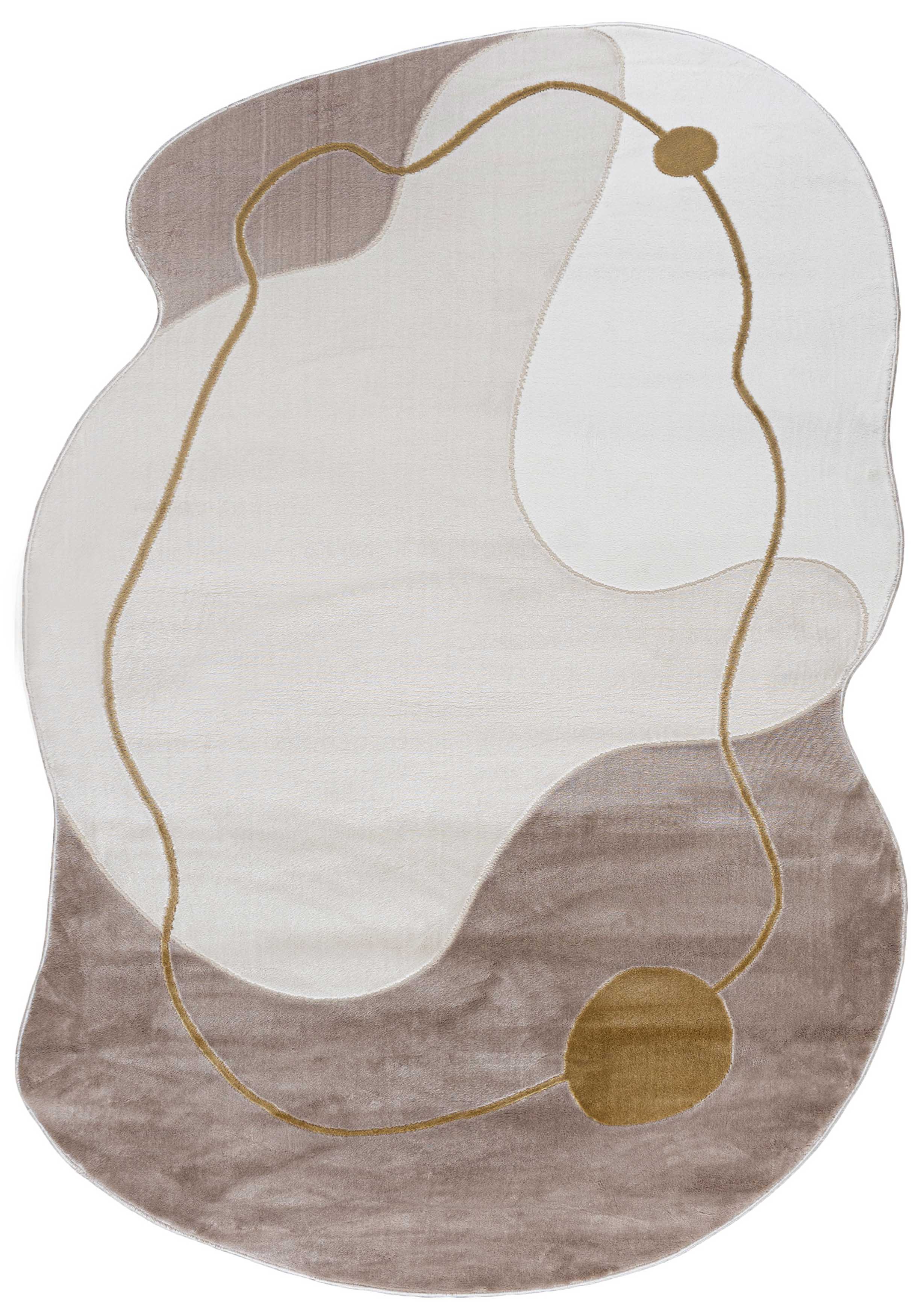 7708A SILALUX moquette - moderne, irrégulier, beige, blanc, écru, crème