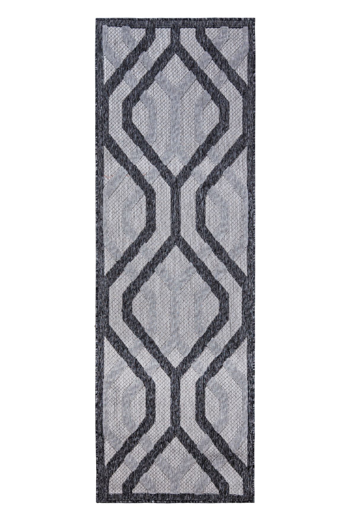 Tapis de balcon et de terrasse pour l'extérieur et l'intérieur CANSAS T936A LIGHTGRAY - gris