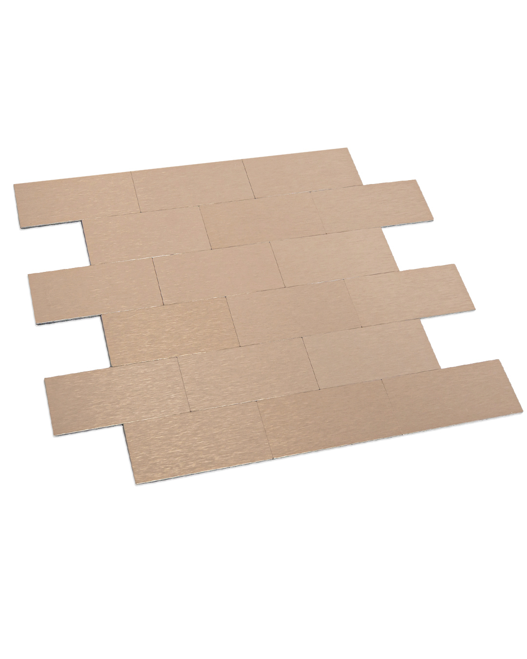 Carreaux autocollants - Lime Rosa - or rose 1 pce