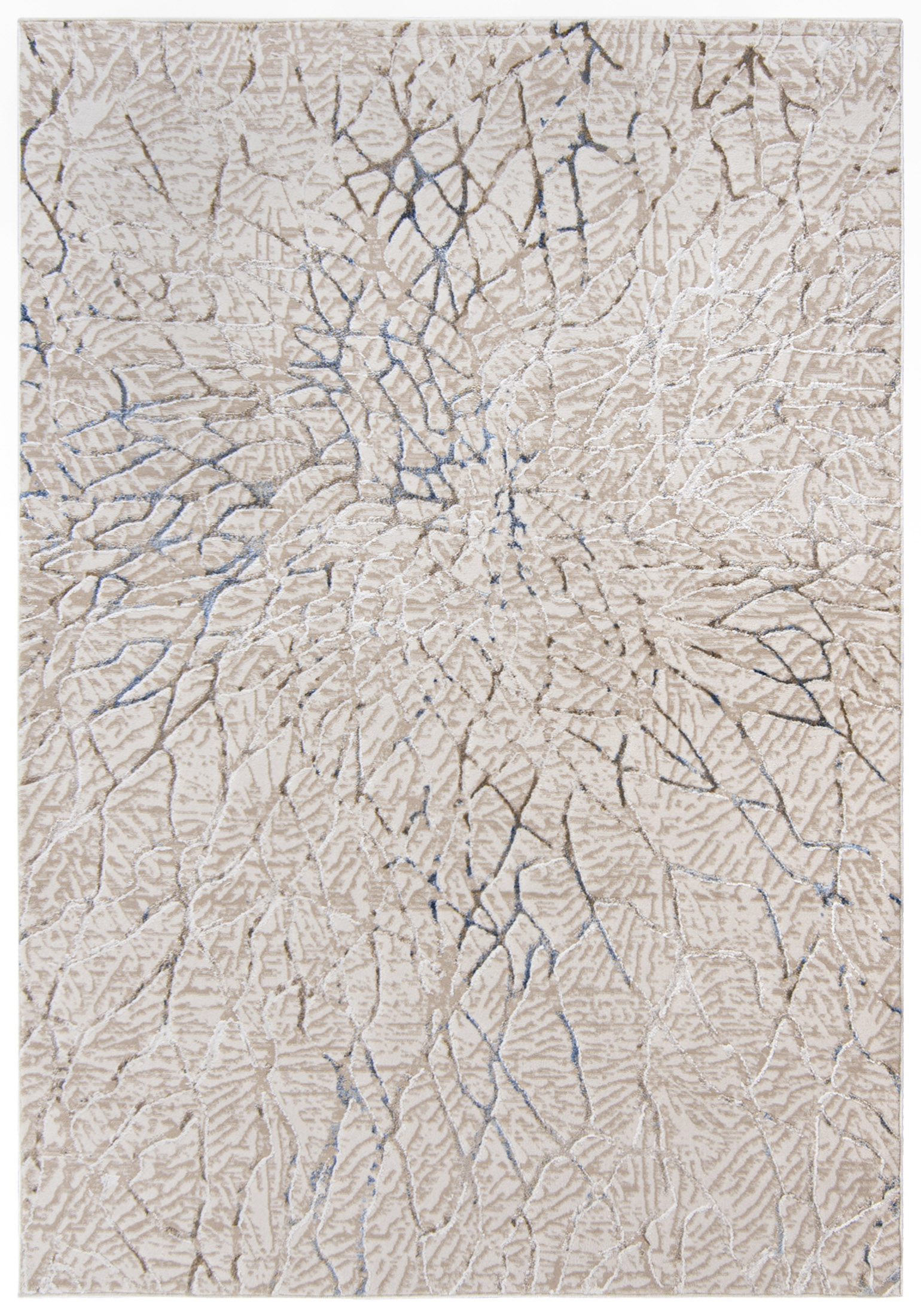 Tapis moderne abstrait - Hera TU86A - crème