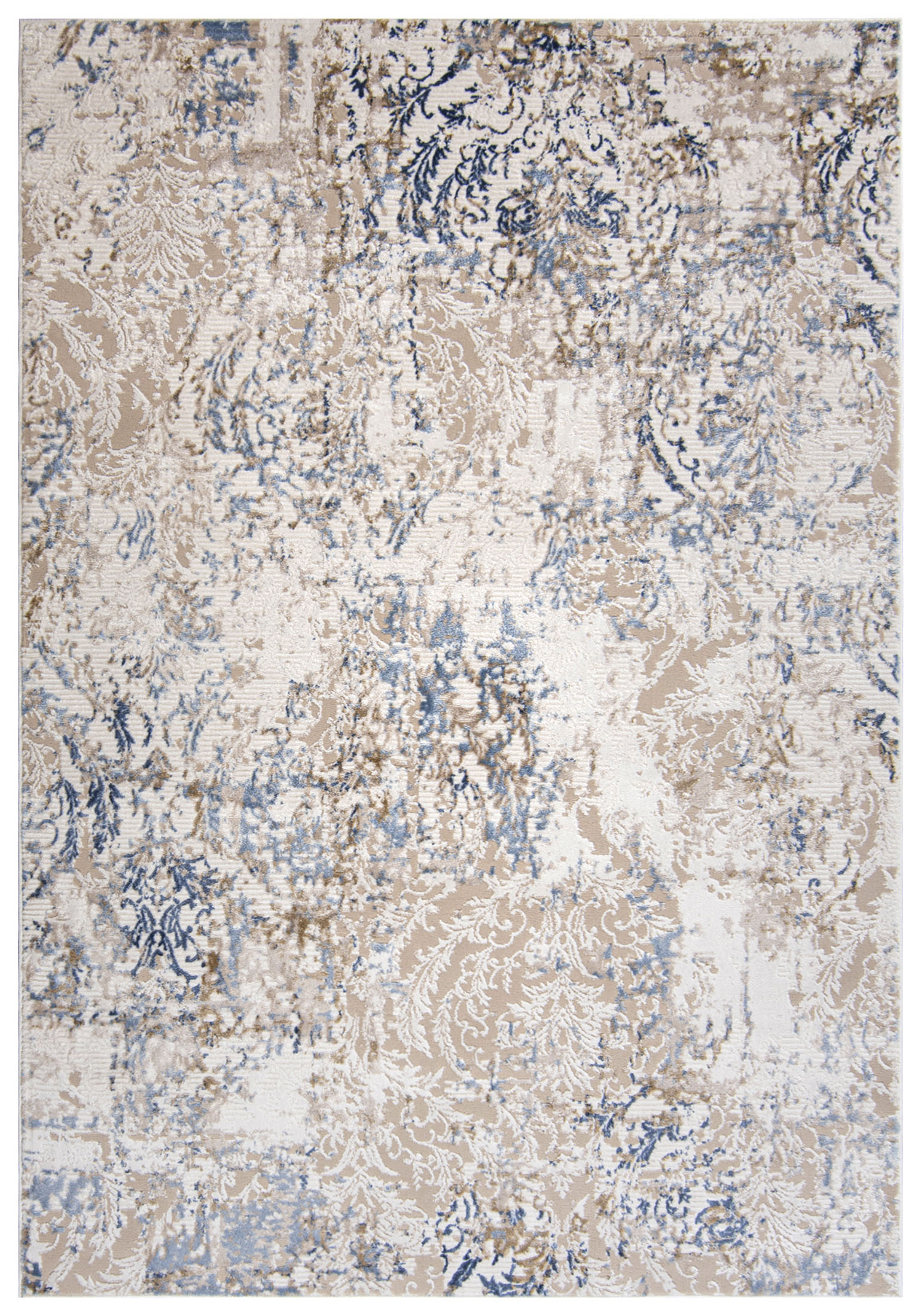 Tapis vintage à deux niveaux HERA TY98E - beige, crème
