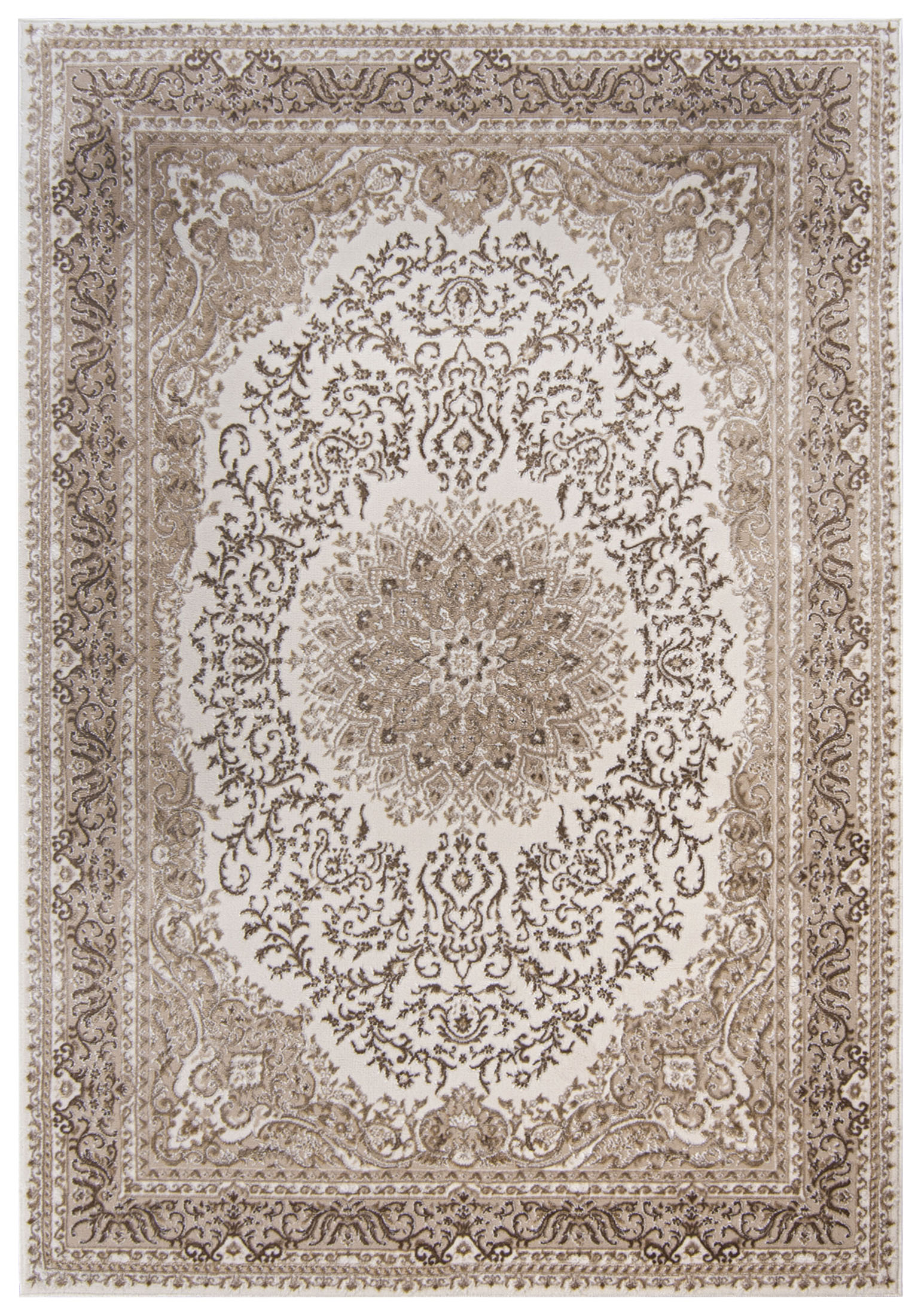 Tapis traditionnel à deux niveaux HERA TZ20F - beige, crème