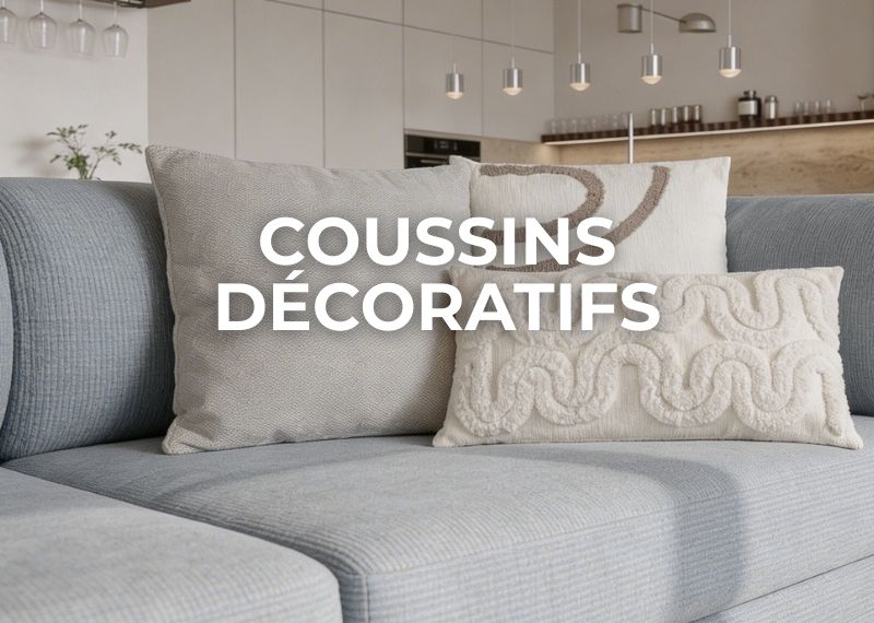 Coussins d&eacute;coratifs